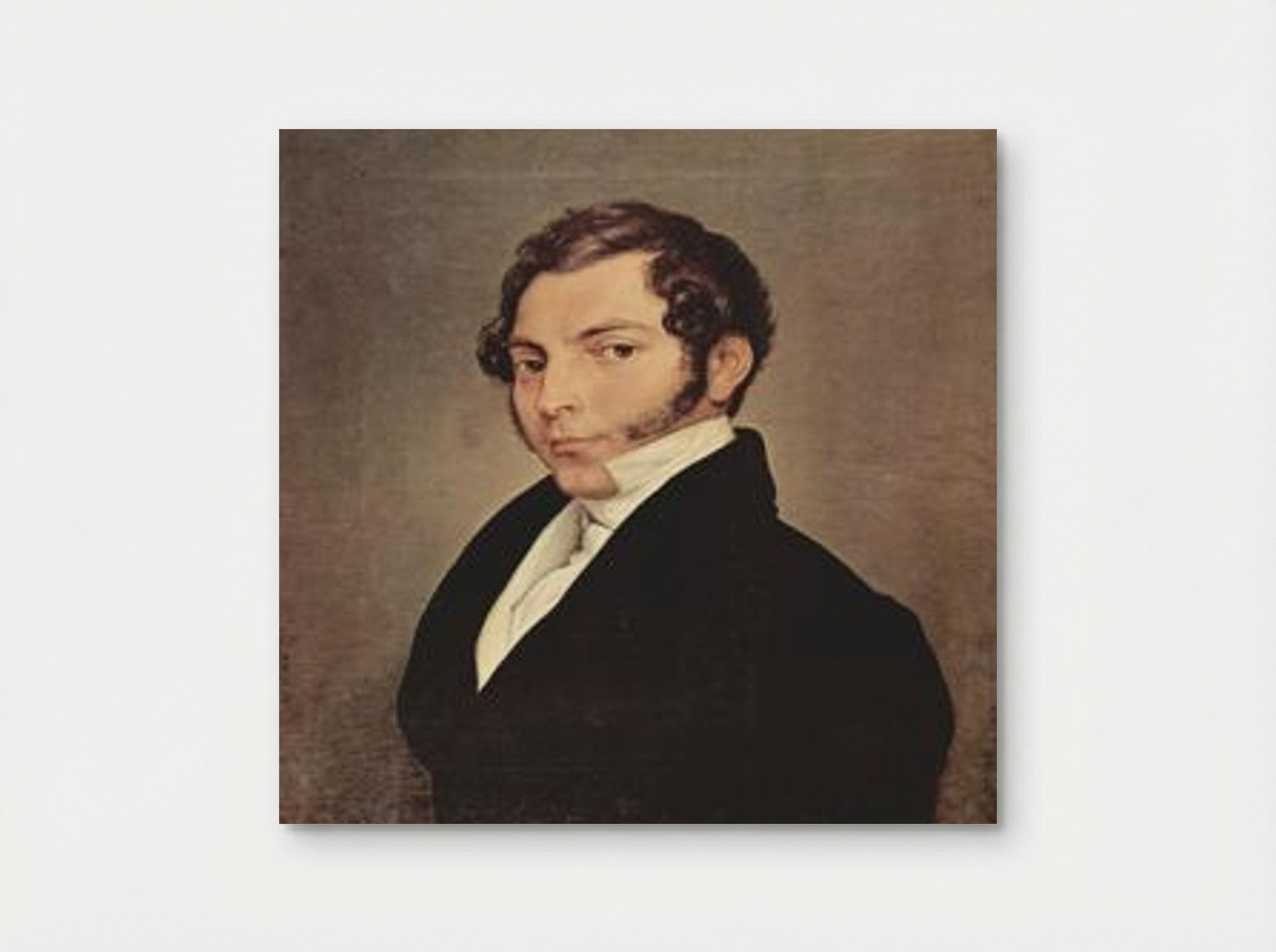 Portrait of Conte Ninni - Francesco Hayez - Poster