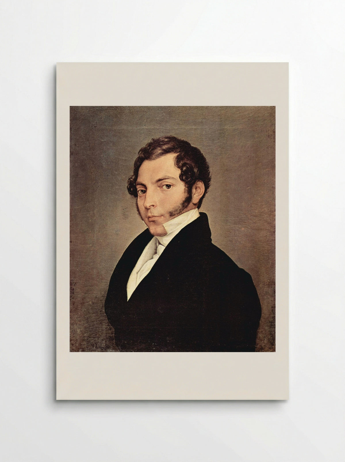 Portrait of Conte Ninni - Francesco Hayez - Poster