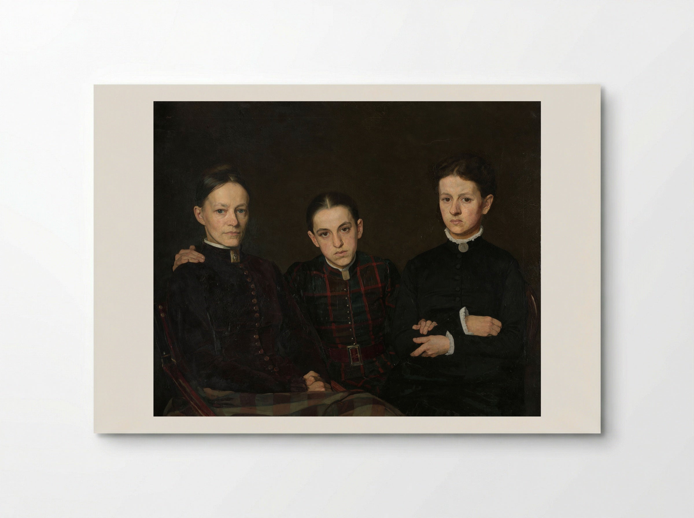 Portrait of Cornelia, Clara and Johanna Veth - Jan Veth - Poster