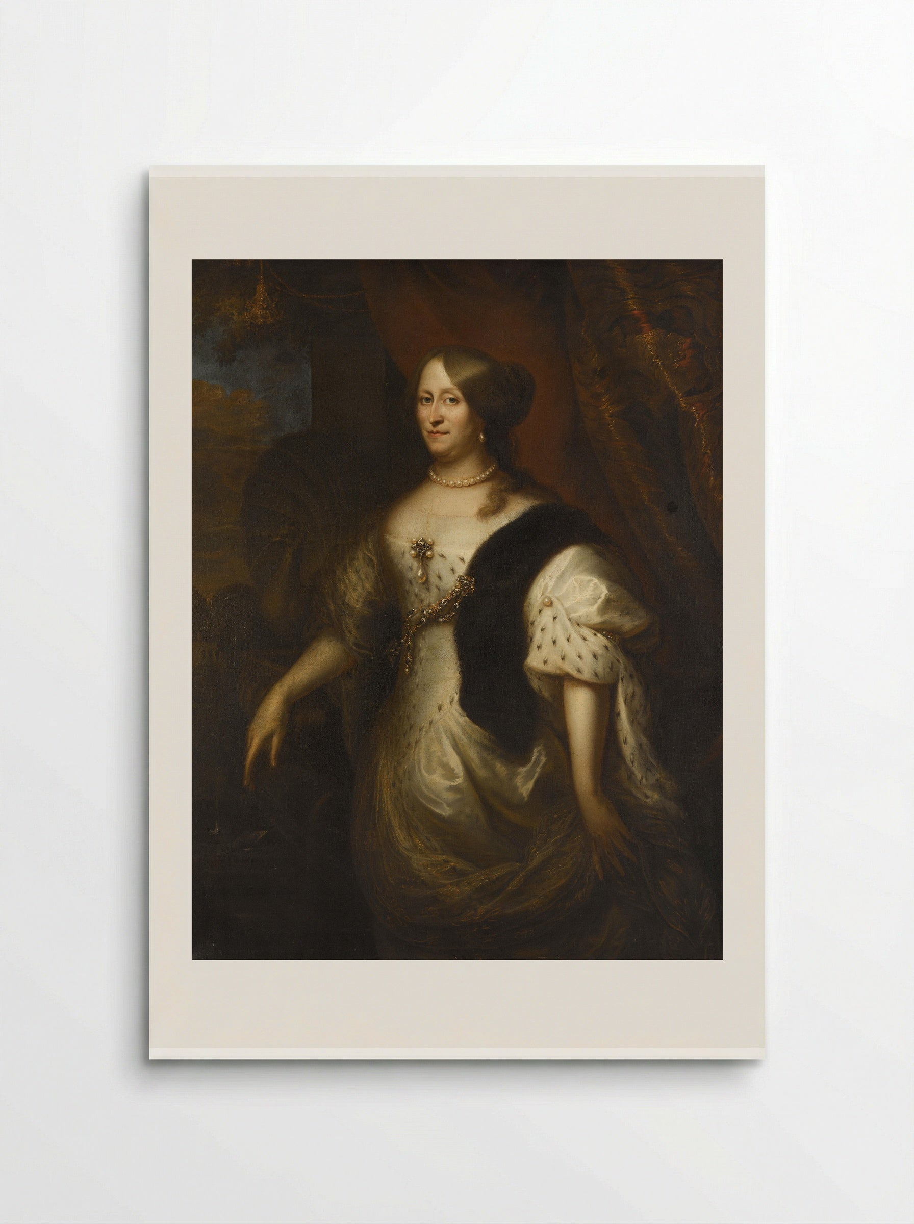 Portrait of Cornelia Teding van Berkhout - Jan Lievens - Poster