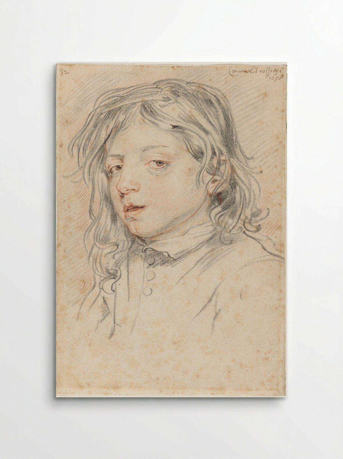 Portrait of Cornelis Cossiers - Jan Cossiers - Poster