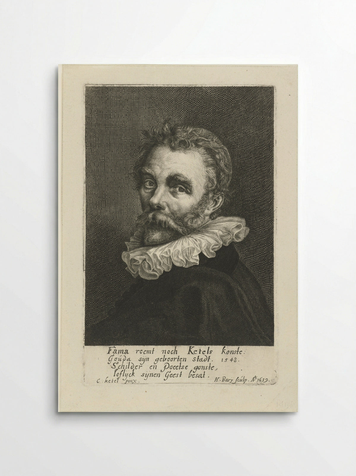 Portrait of Cornelis Ketel - Cornelis Ketel - Poster