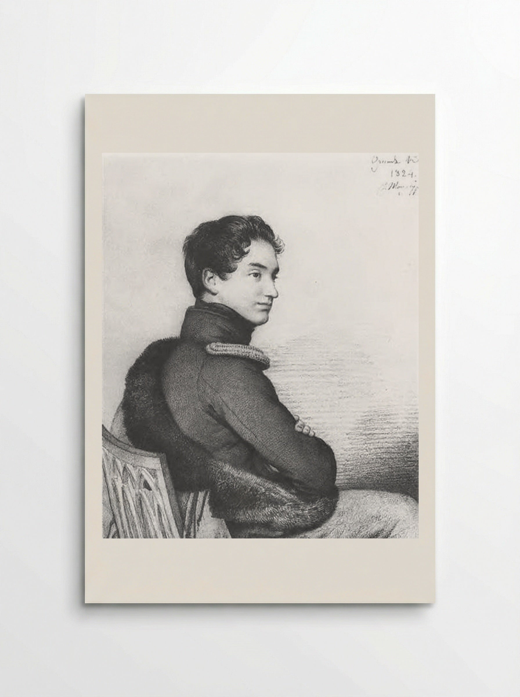 Portrait of Count Sergei Petrovich Buturlin - Orest Kiprensky - Poster