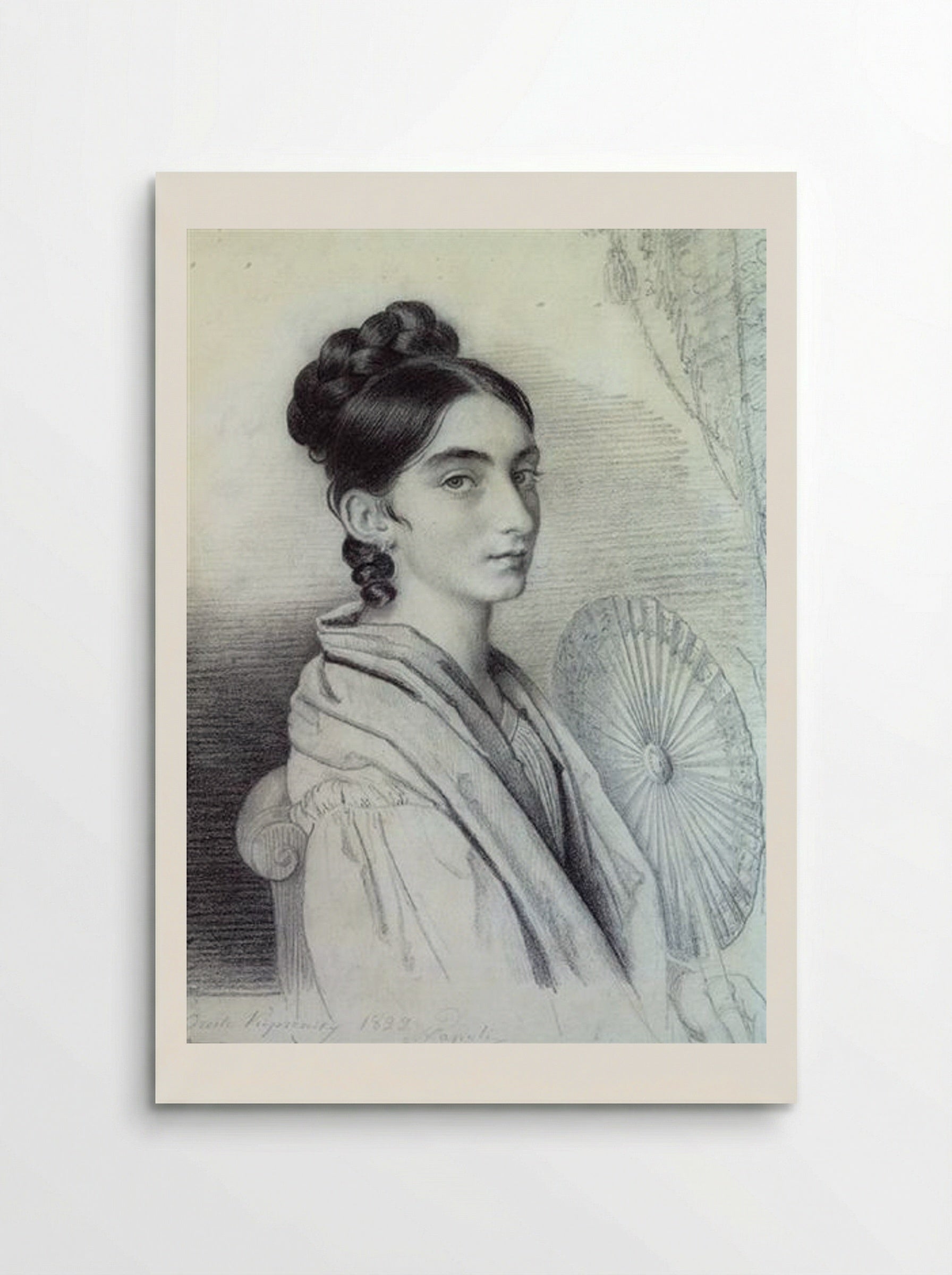 Portrait of Countess Sophia Alexandrovna Golenischev-Kutuzova - Orest Kiprensky - Poster