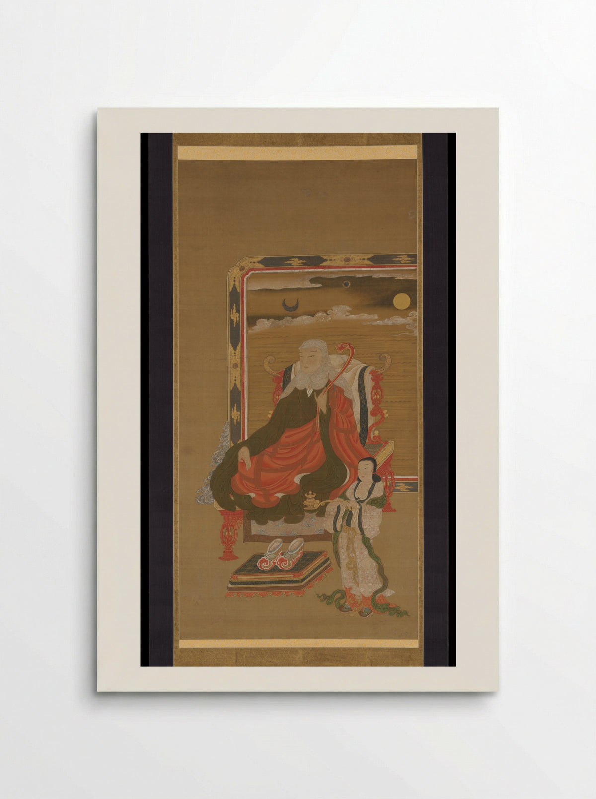 Portrait of Dengyō Daishi (Saichō) - Fine Art Print - Poster