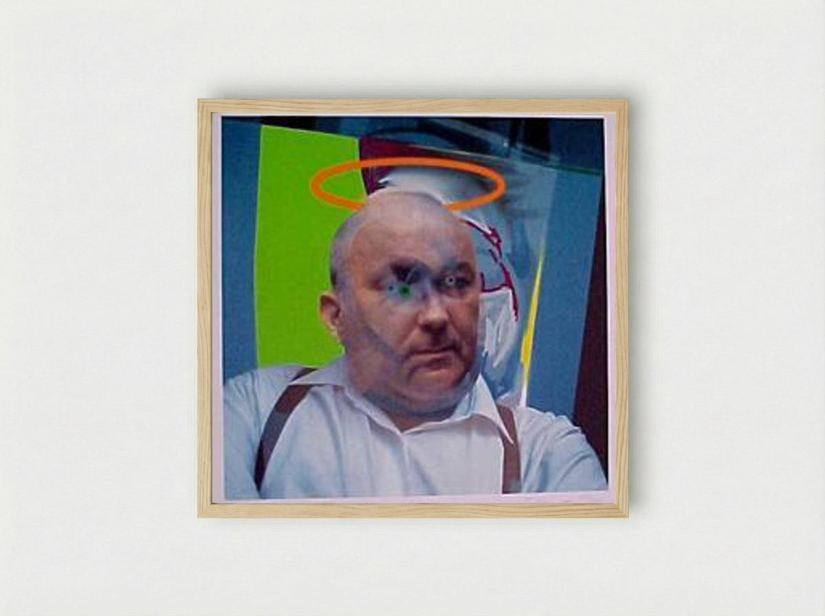 Portrait of Dieter Roth - Richard Hamilton - Framed Print Wood