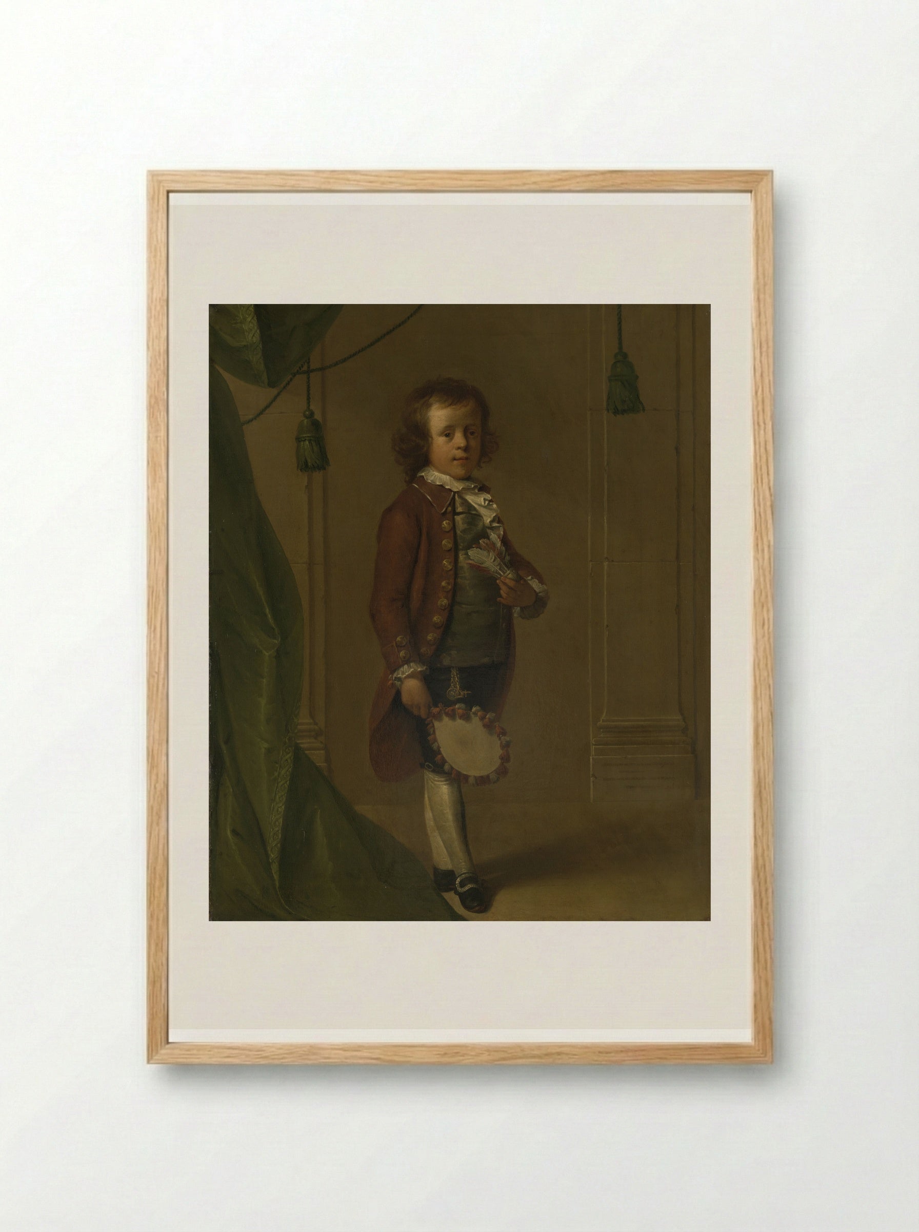 Portrait of Dionys Eliasz van Nijmegen - Dionys van Nijmegen - Framed Print Wood