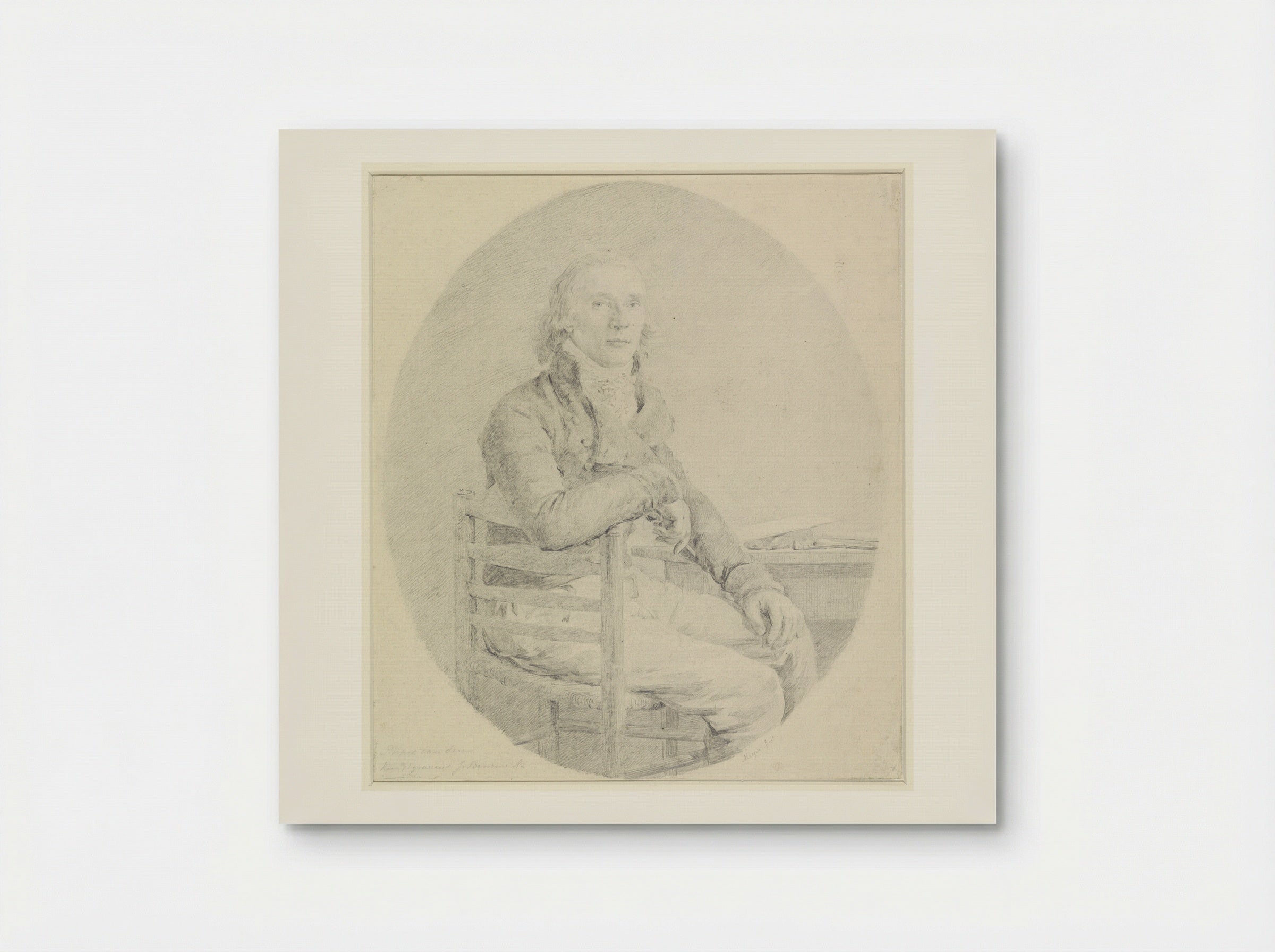 Portrait of Dirk Langendijk - Joannes Bemme - Poster