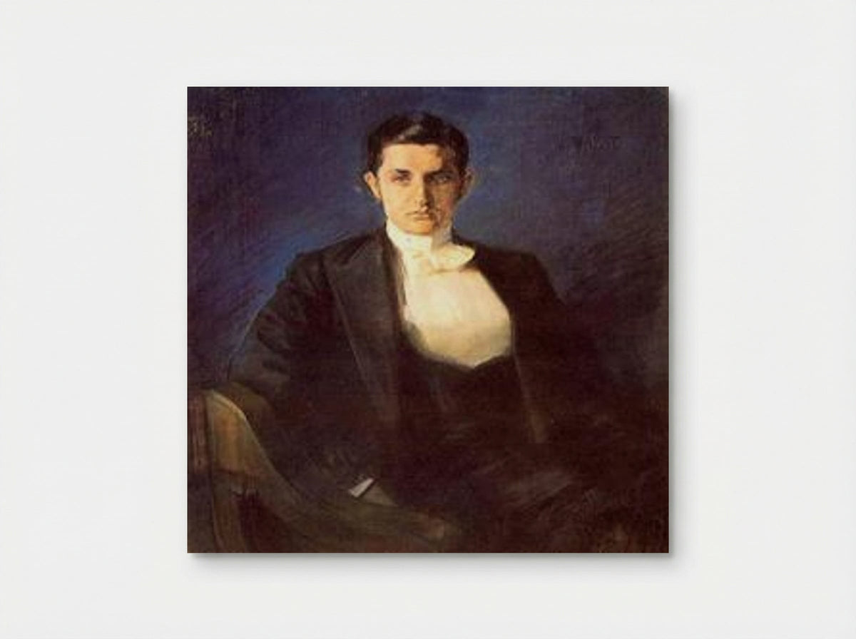 Portrait of Dmitry Filosofov - Leon Bakst - Poster