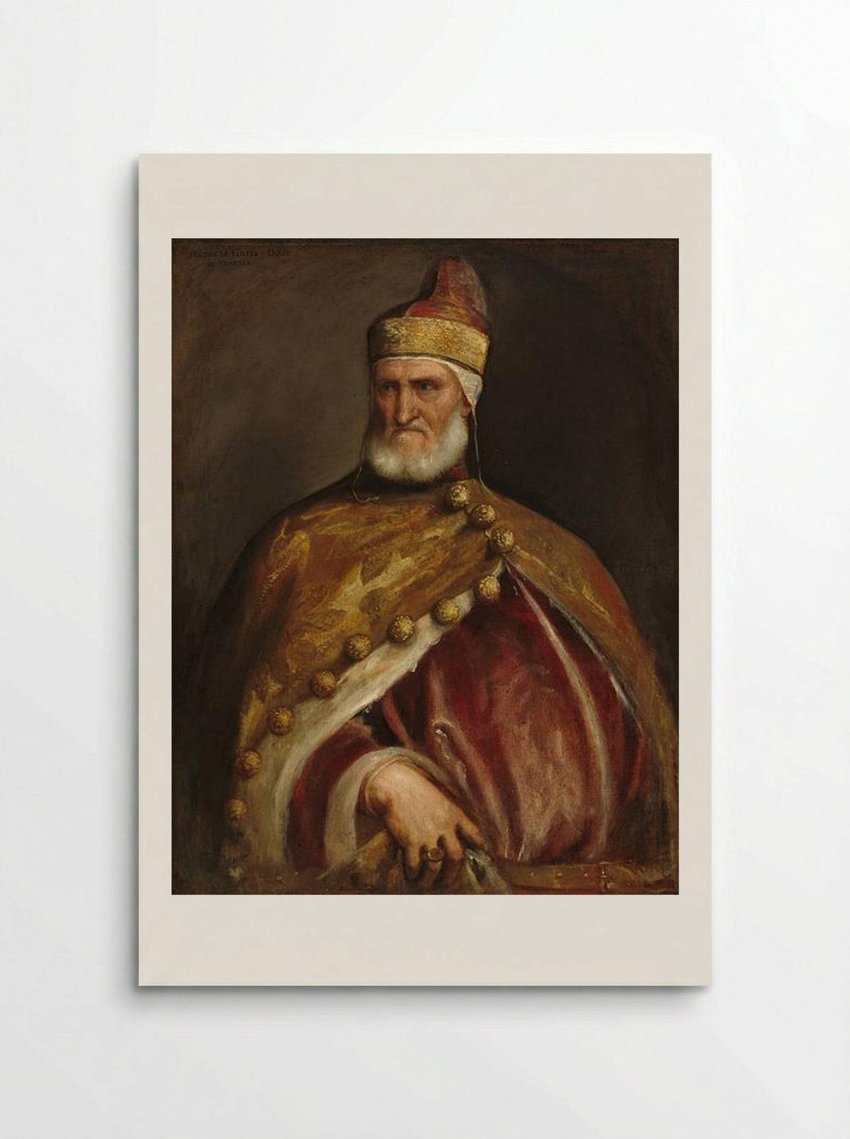 Portrait of Doge Andrea Gritti - Titian - Poster