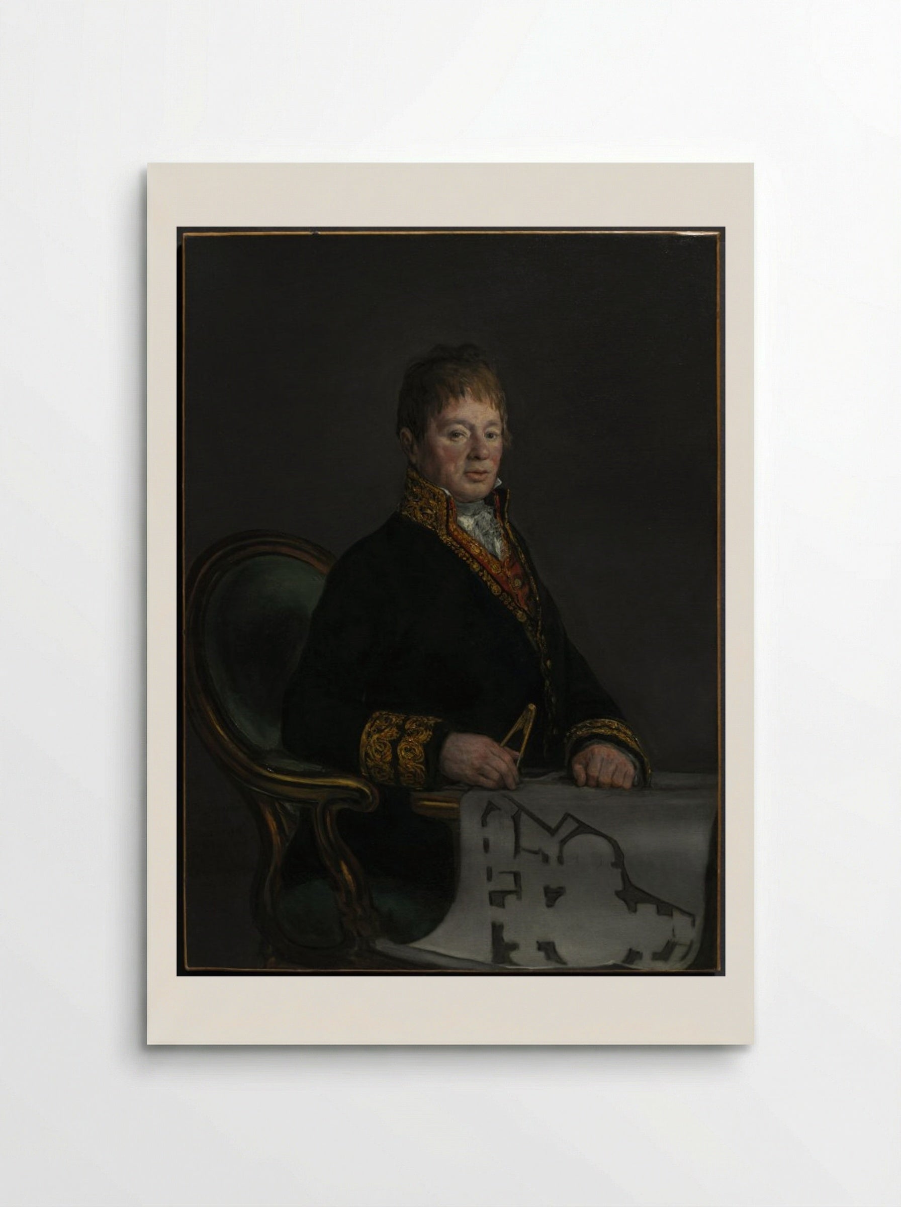 Portrait of Don Juan Antonio Cuervo - Francisco de Goya - Poster