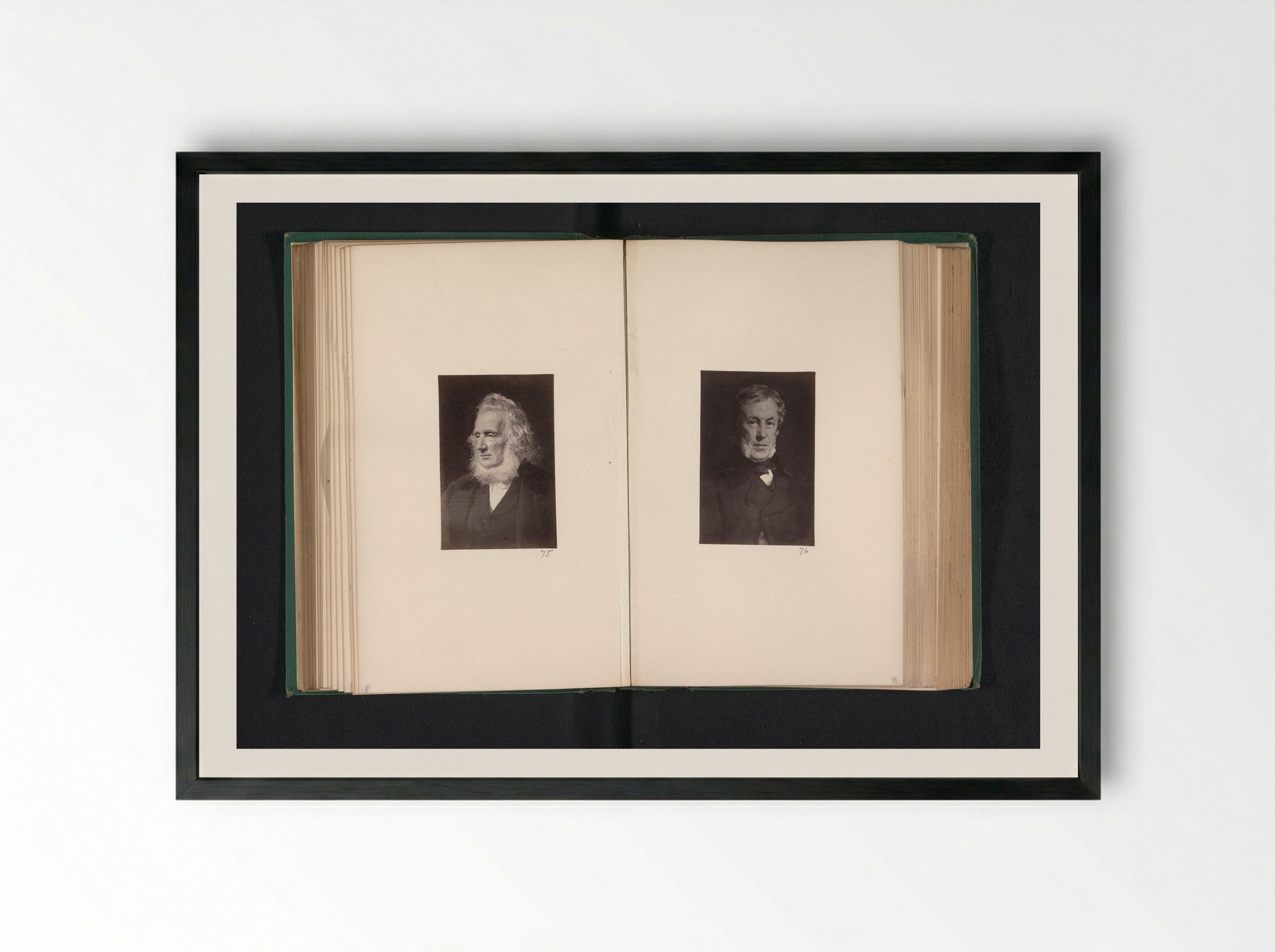 Portrait of Donald Cuthbertson - Thomas Annan - Framed Print Black