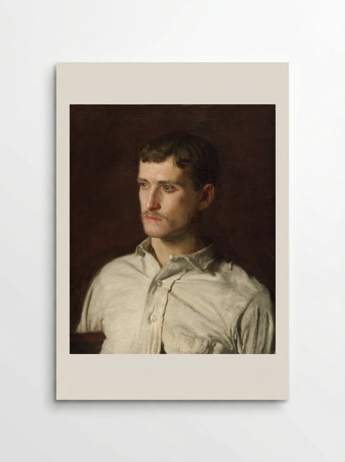 Portrait of Douglass Morgan Hall - Thomas Eakins - Poster
