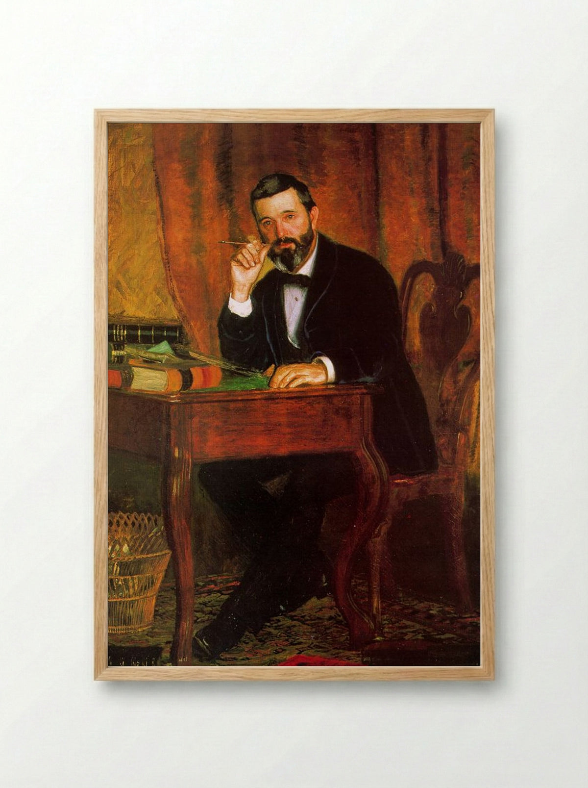 Portrait of Dr. Horatio C. Wood - Thomas Eakins - Framed Print Wood