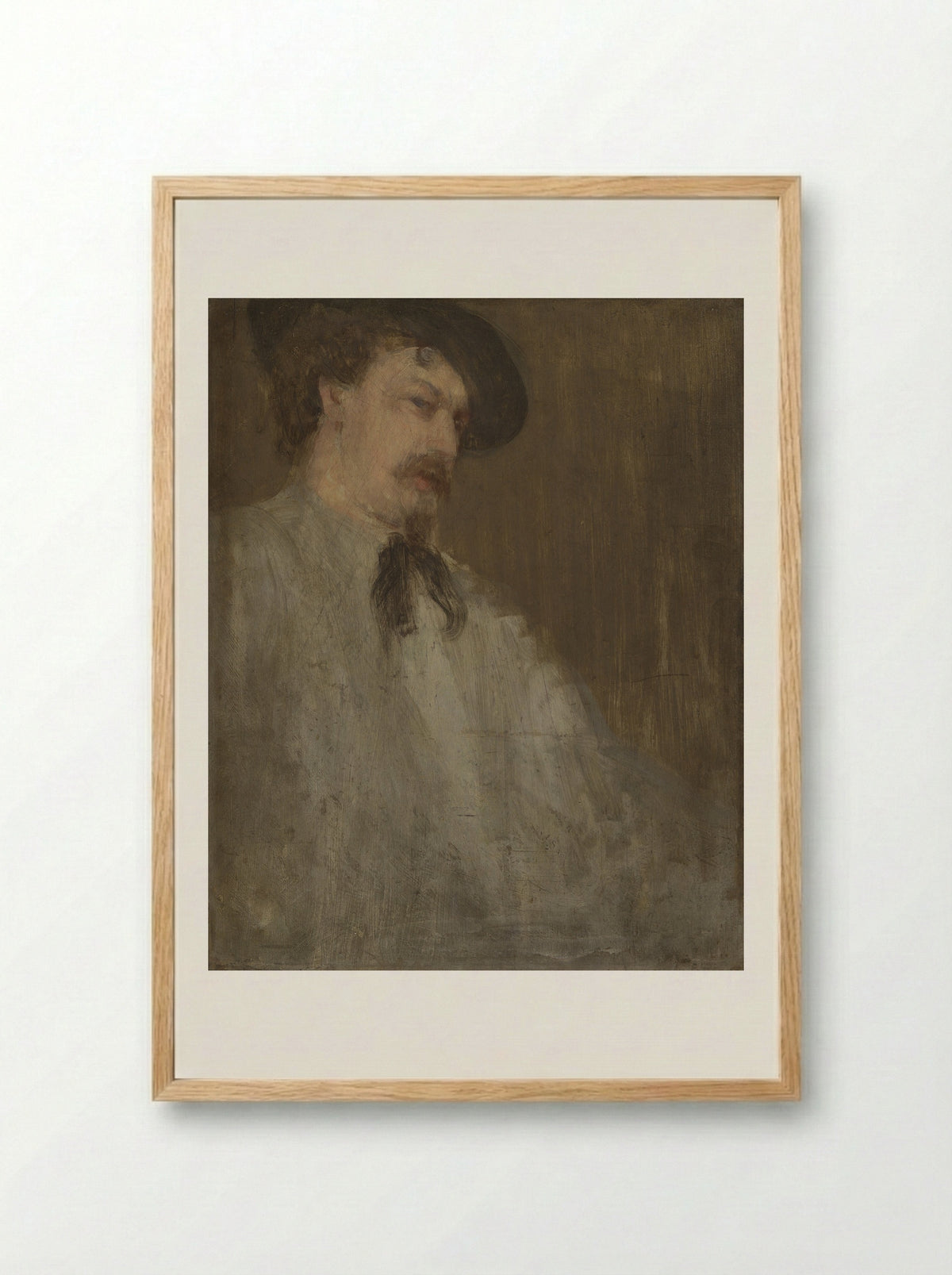 Portrait of Dr. William McNeill Whistler - James McNeill Whistler - Framed Print Wood