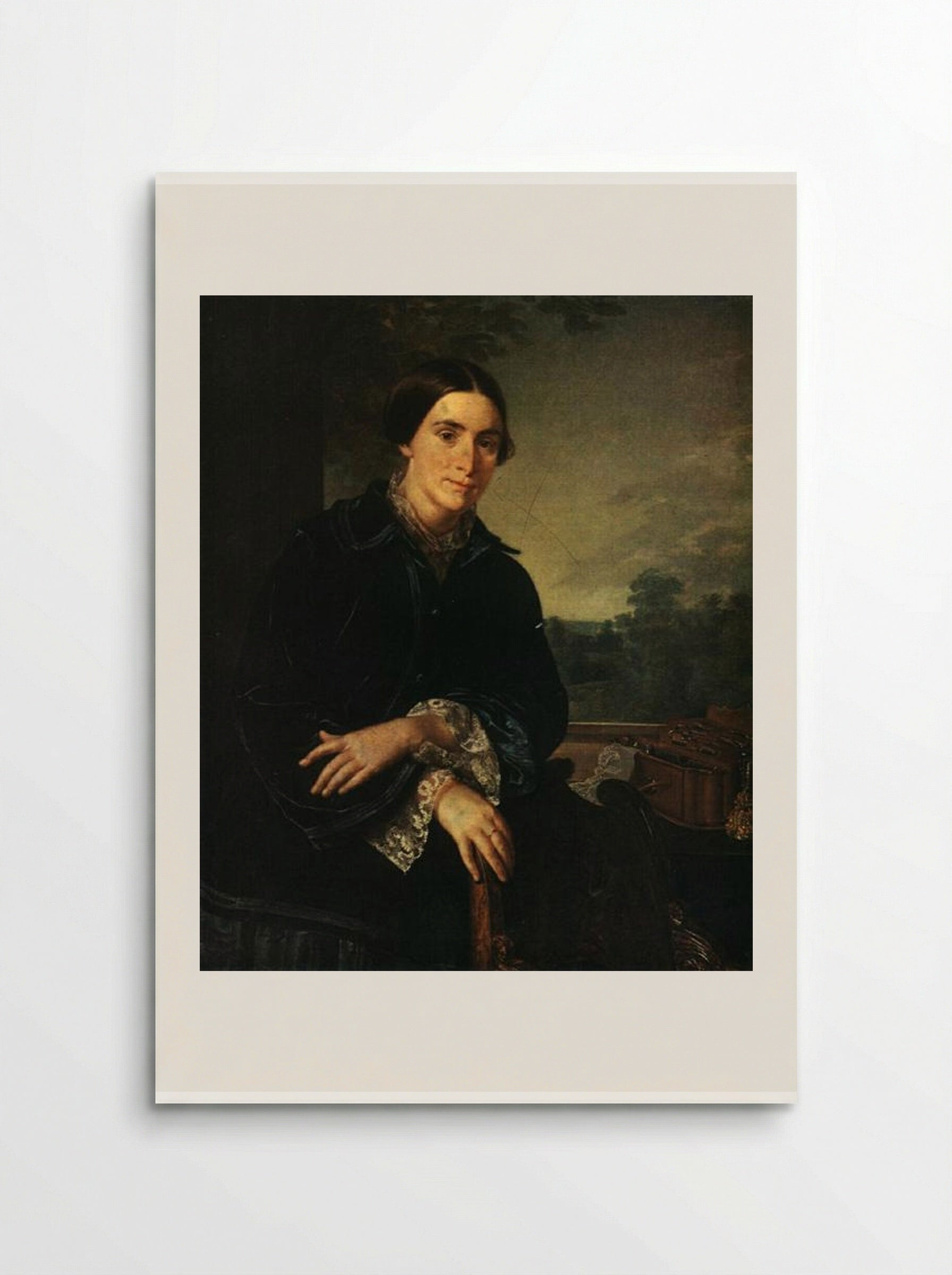 Portrait of E.A. Selivanovskaya - Vasily Tropinin - Poster