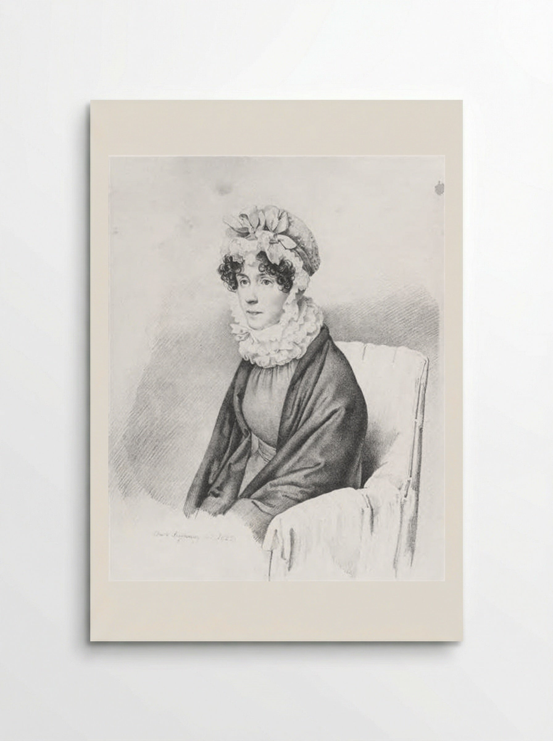 Portrait of Ekaterina Petrovna Rostopchina - Orest Kiprensky - Poster