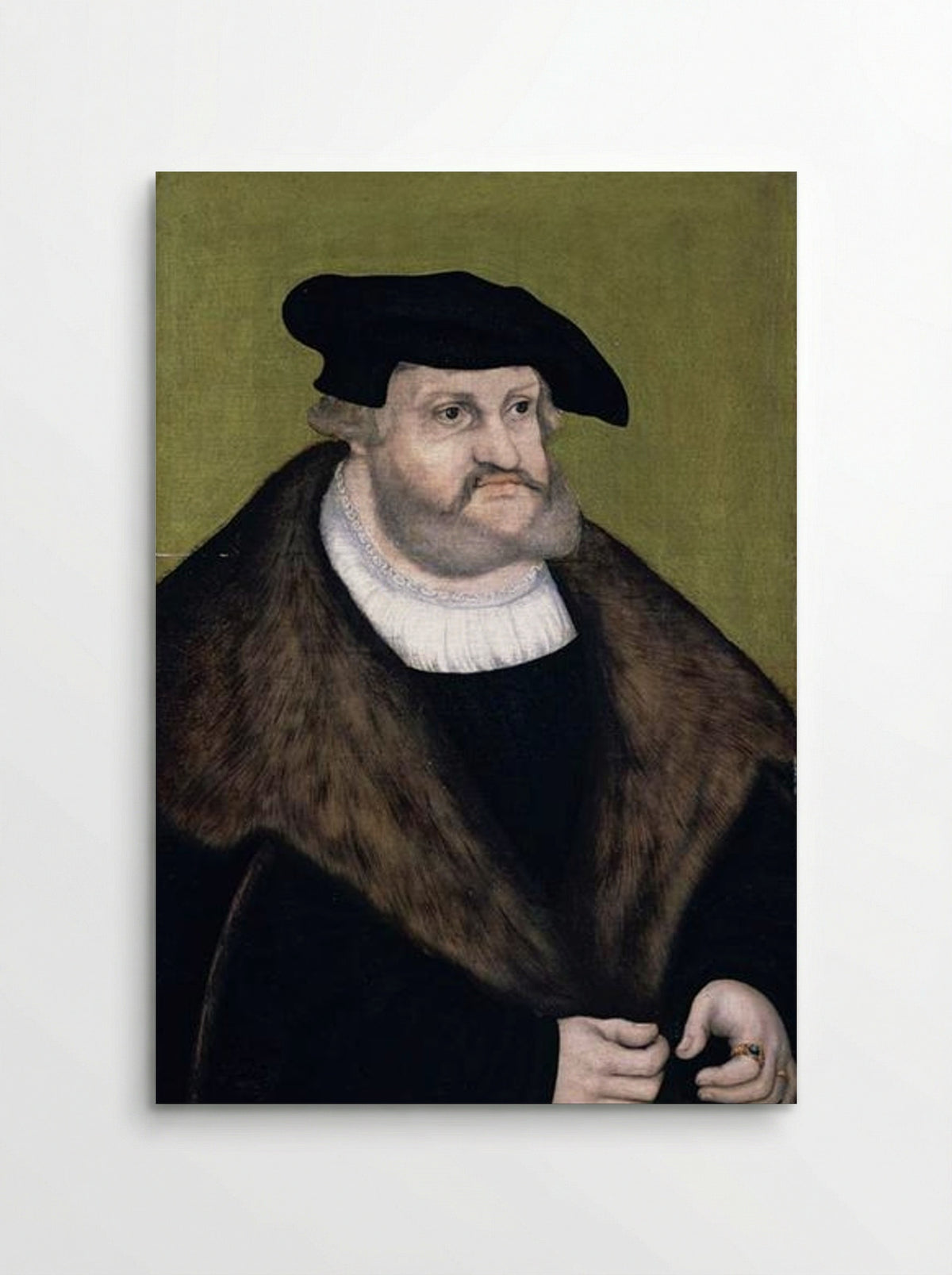 Portrait of Elector Frederick the Wise in his Old Age - Lucas Cranach the Elder - Poster