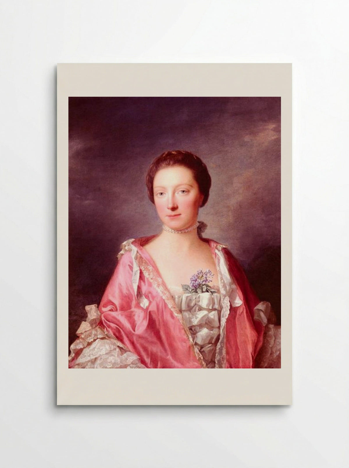 Portrait of Elizabeth Gunning, Duchess of Argyll - Allan Ramsay - Poster