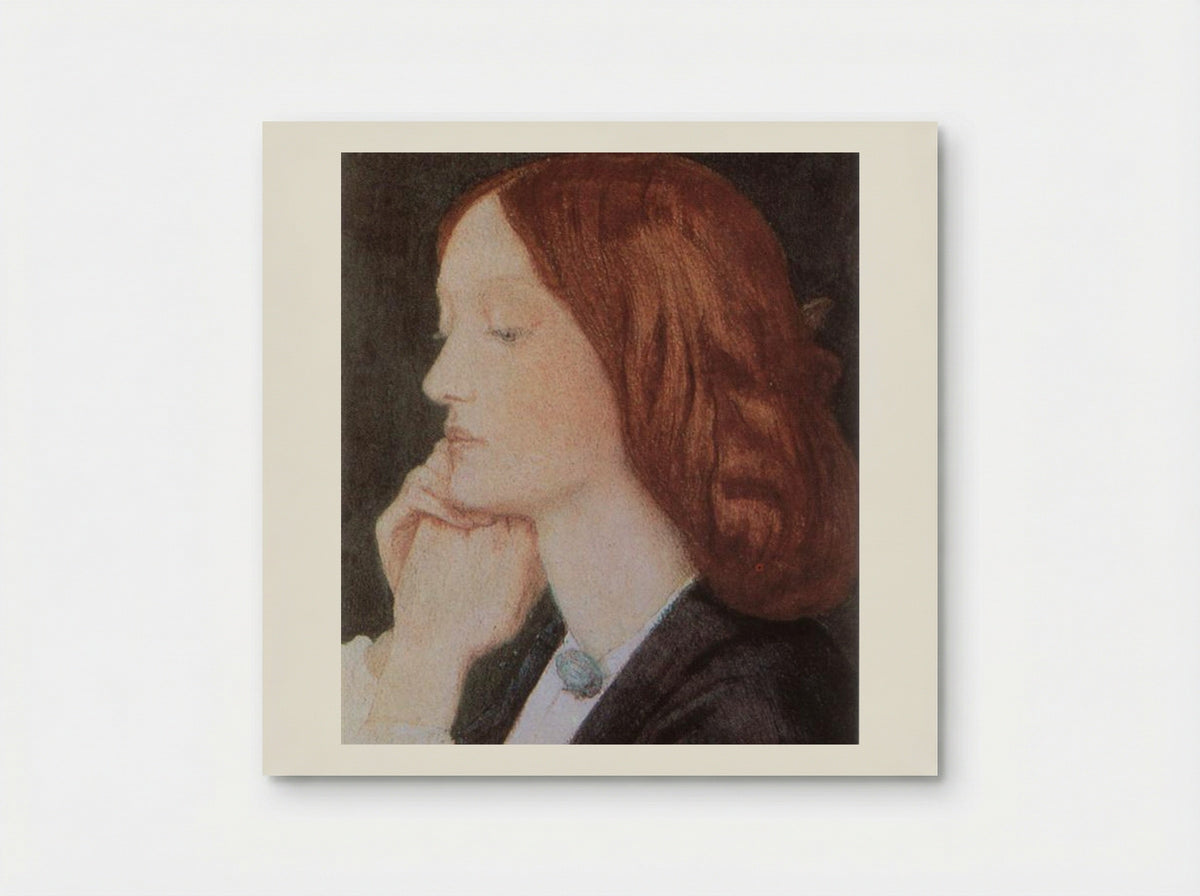 Portrait of Elizabeth Siddal - Dante Gabriel Rossetti - Poster