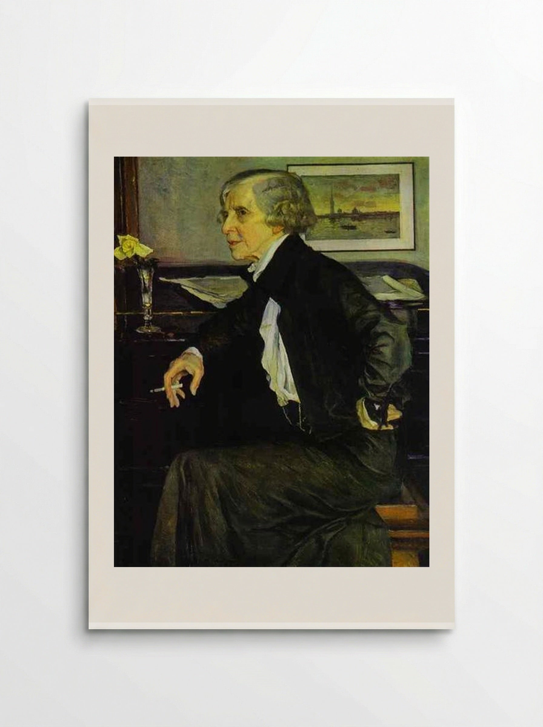 Portrait of Elizaveta Kruglikova - Mikhail Nesterov - Poster