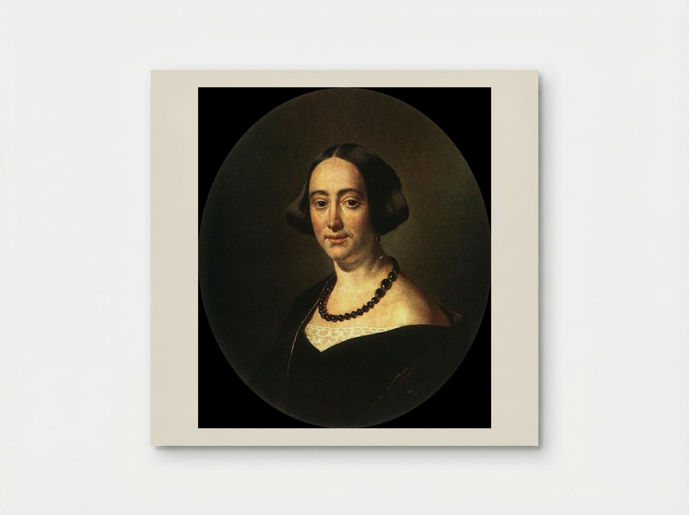 Portrait of Elizaveta Vladimirovna Mazurina - Vasily Tropinin - Poster