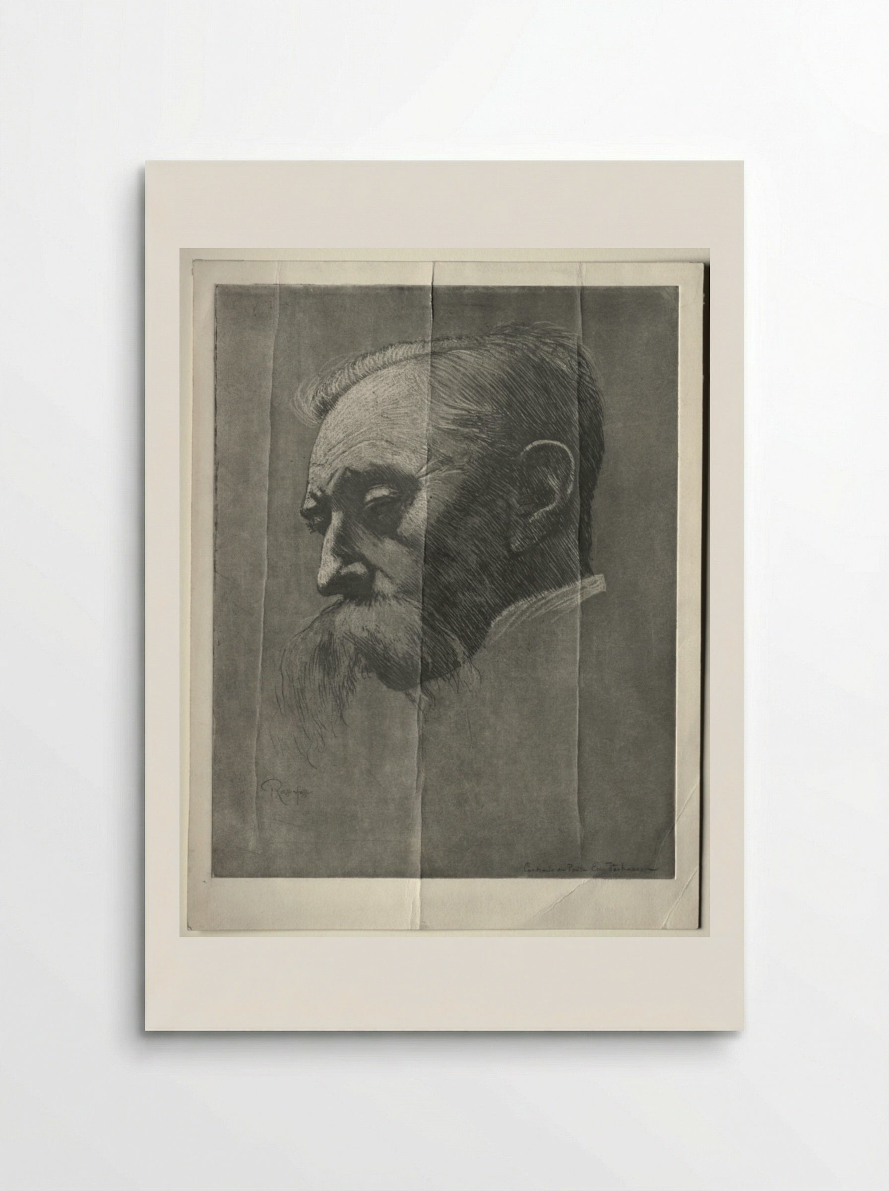 Portrait of Emile Verhaeren - Armand Rassenfosse - Poster