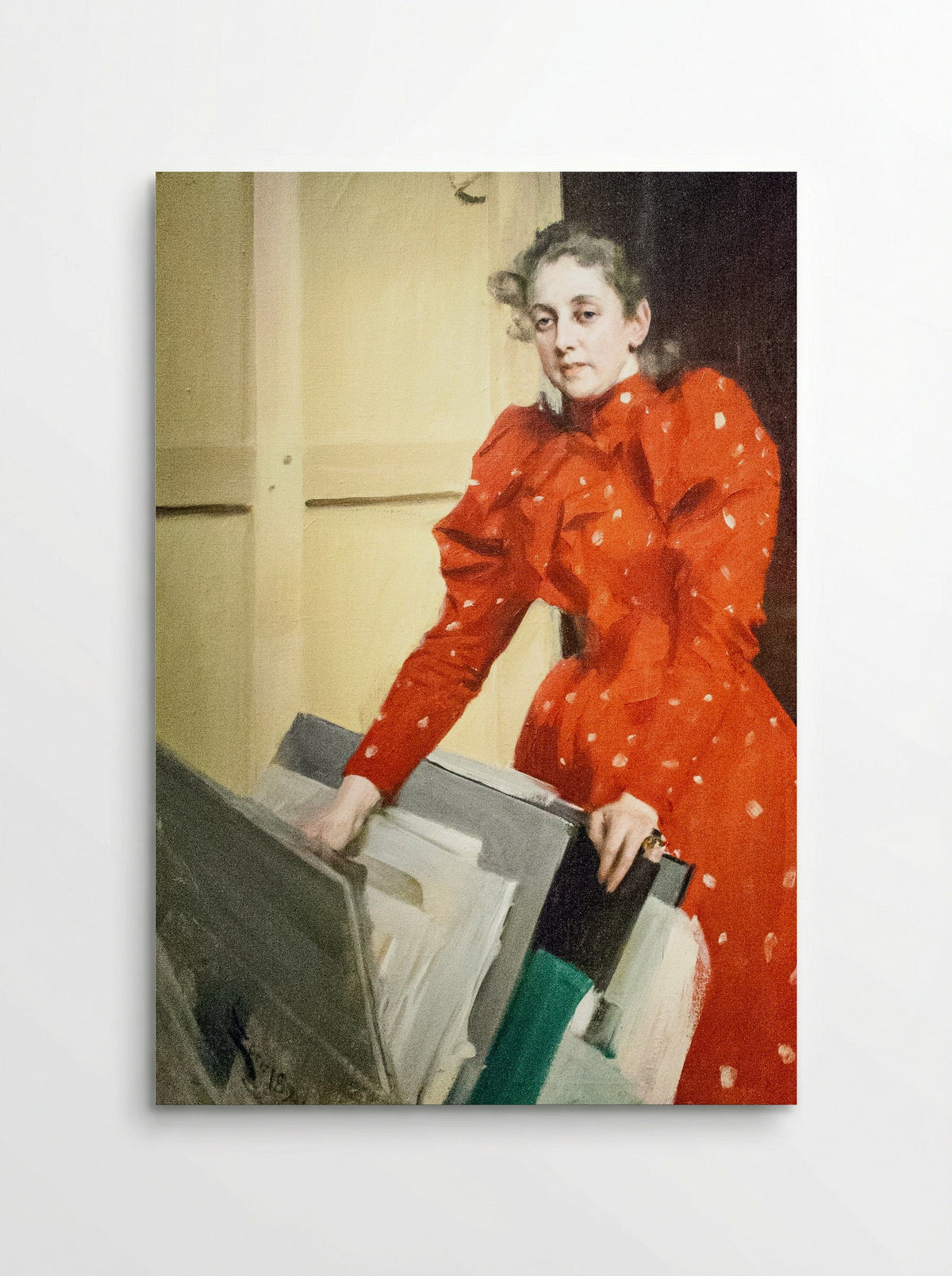 Portrait of Emma in the Paris Studio - Anders Zorn - Poster