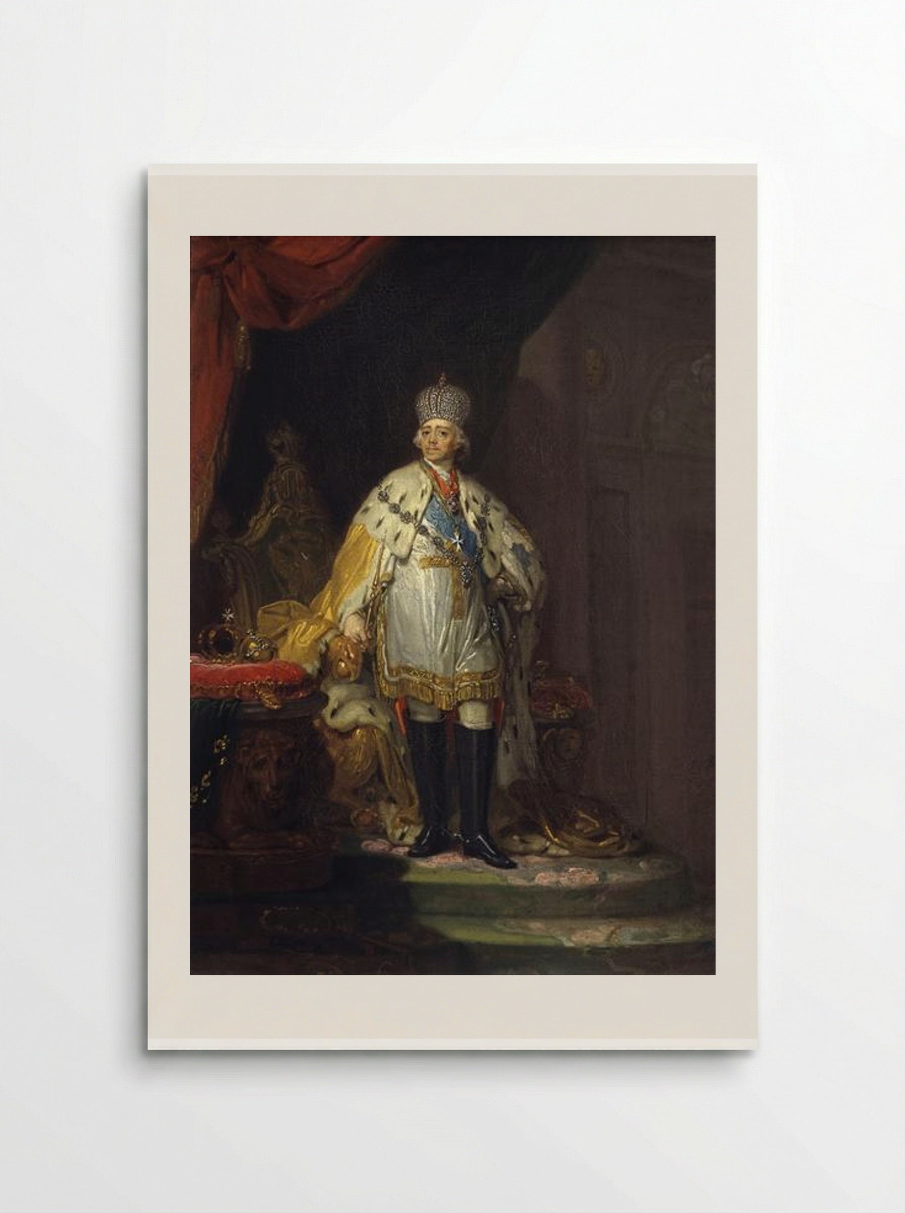 Portrait of Emperor Paul I - Vladimir Borovikovsky - Poster