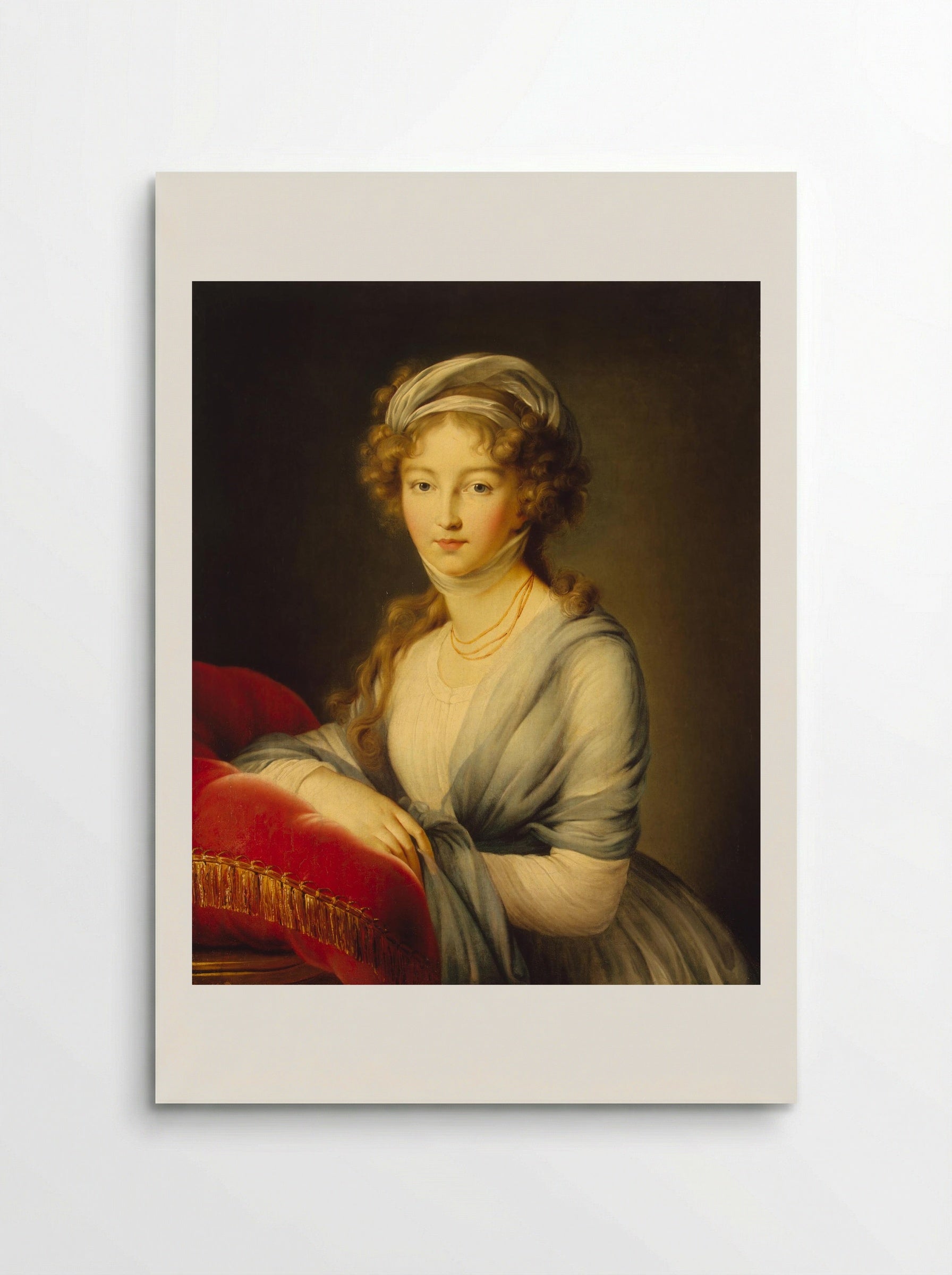 Portrait of Empress Elisabeth Alexeievna of Russia - Louise Elisabeth Vigée Le Brun - Poster