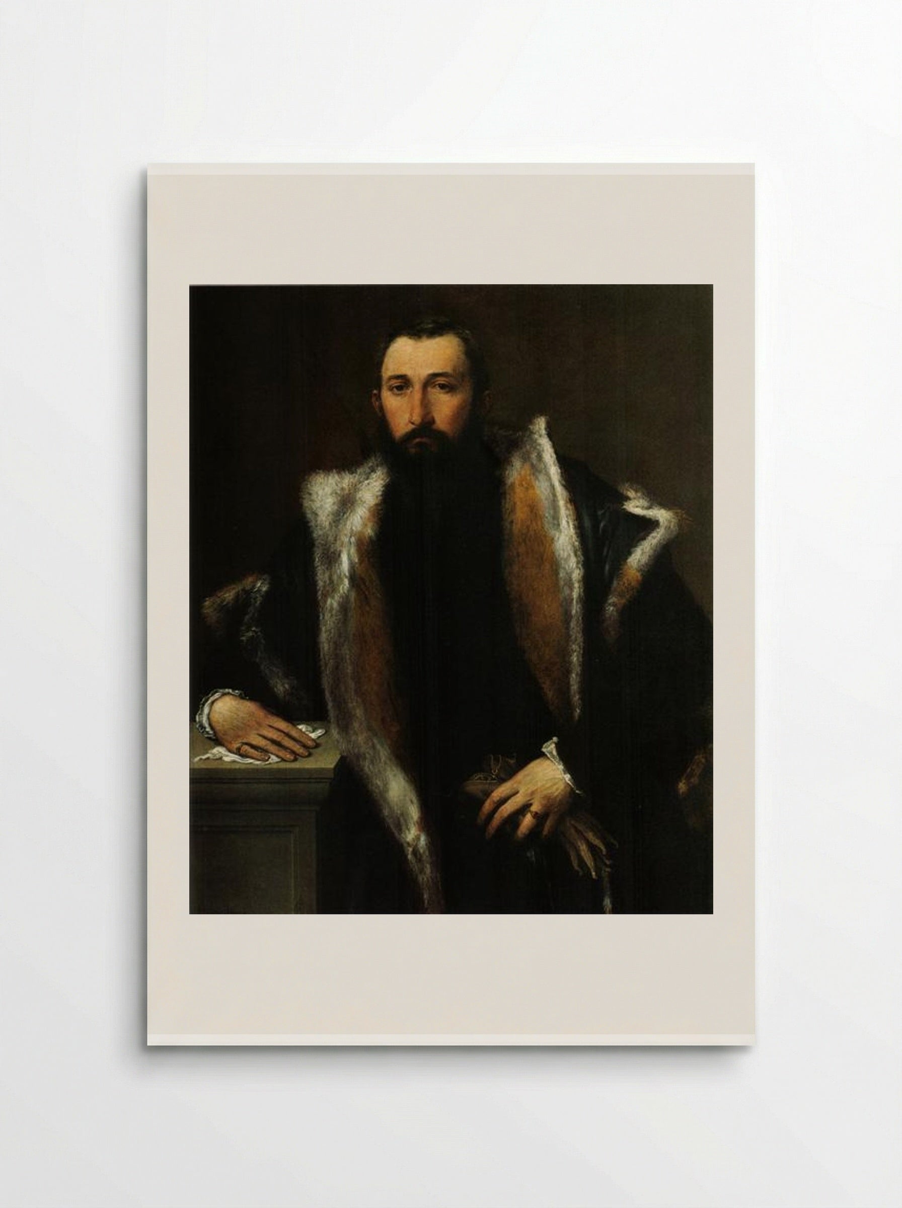 Portrait of Febo da Brescia - Lorenzo Lotto - Poster