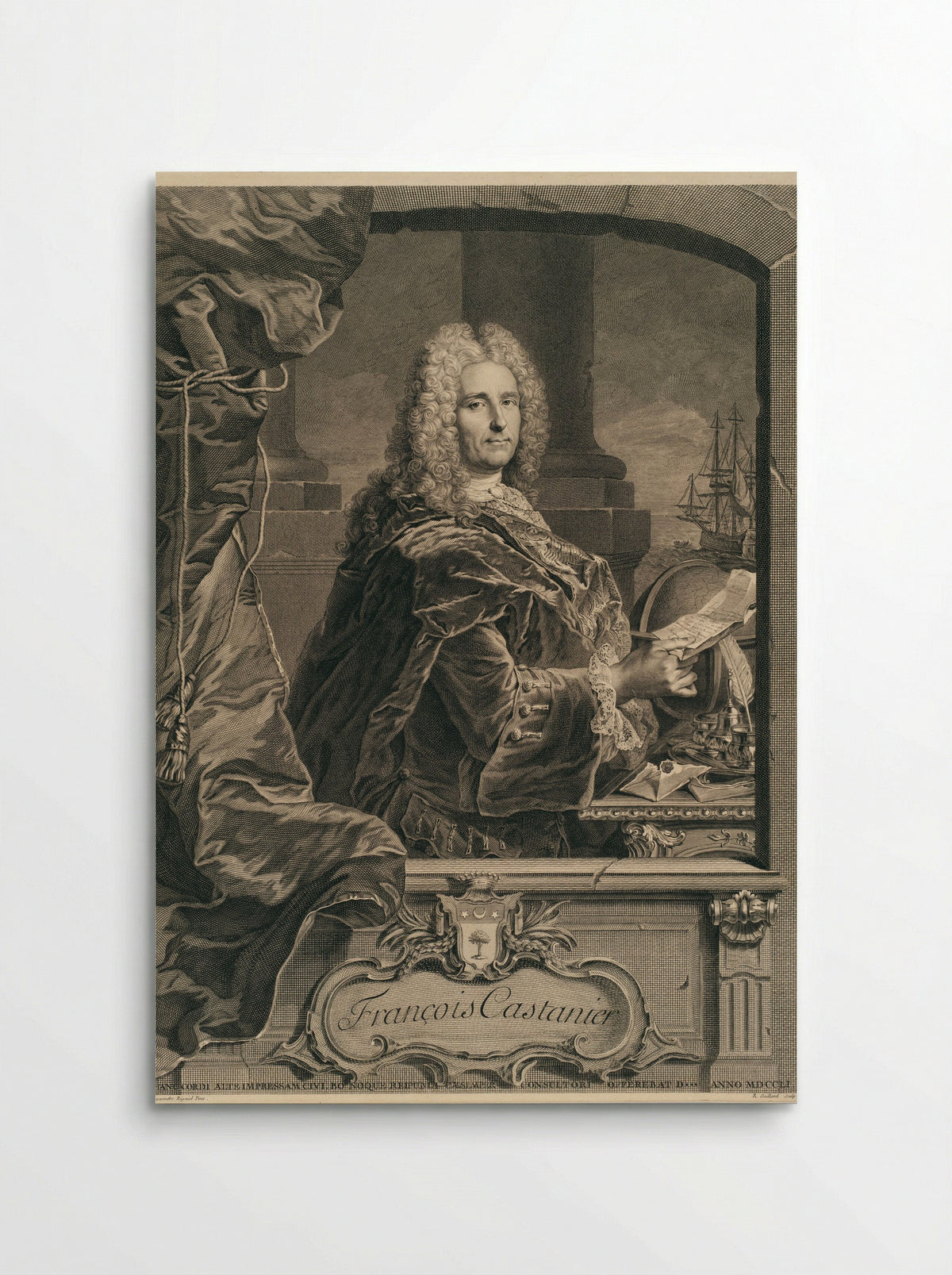 Portrait of François Castanier - René Gaillard - Poster