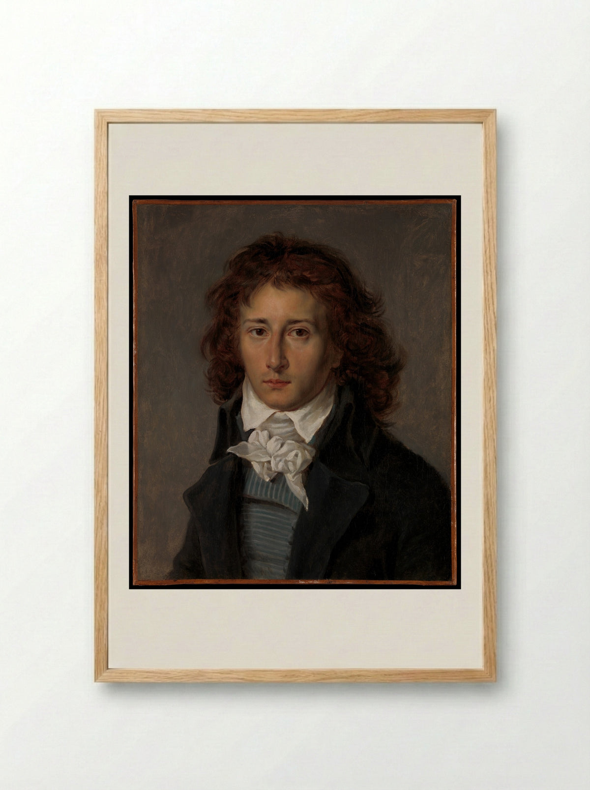 Portrait of François Gérard - Antoine-Jean Gros - Framed Print Wood