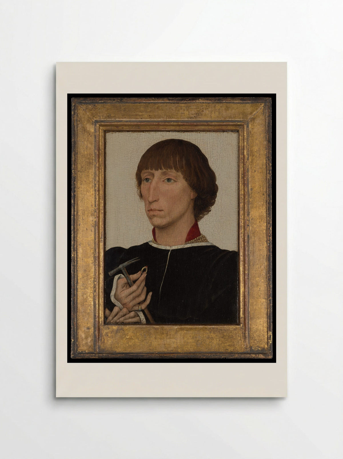 Portrait of Francesco d'Este - Rogier van der Weyden - Poster