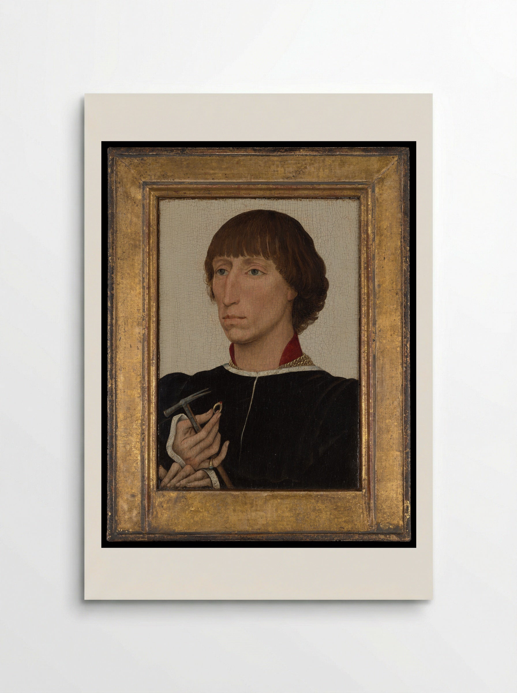 Portrait of Francesco d'Este - Rogier van der Weyden - Poster