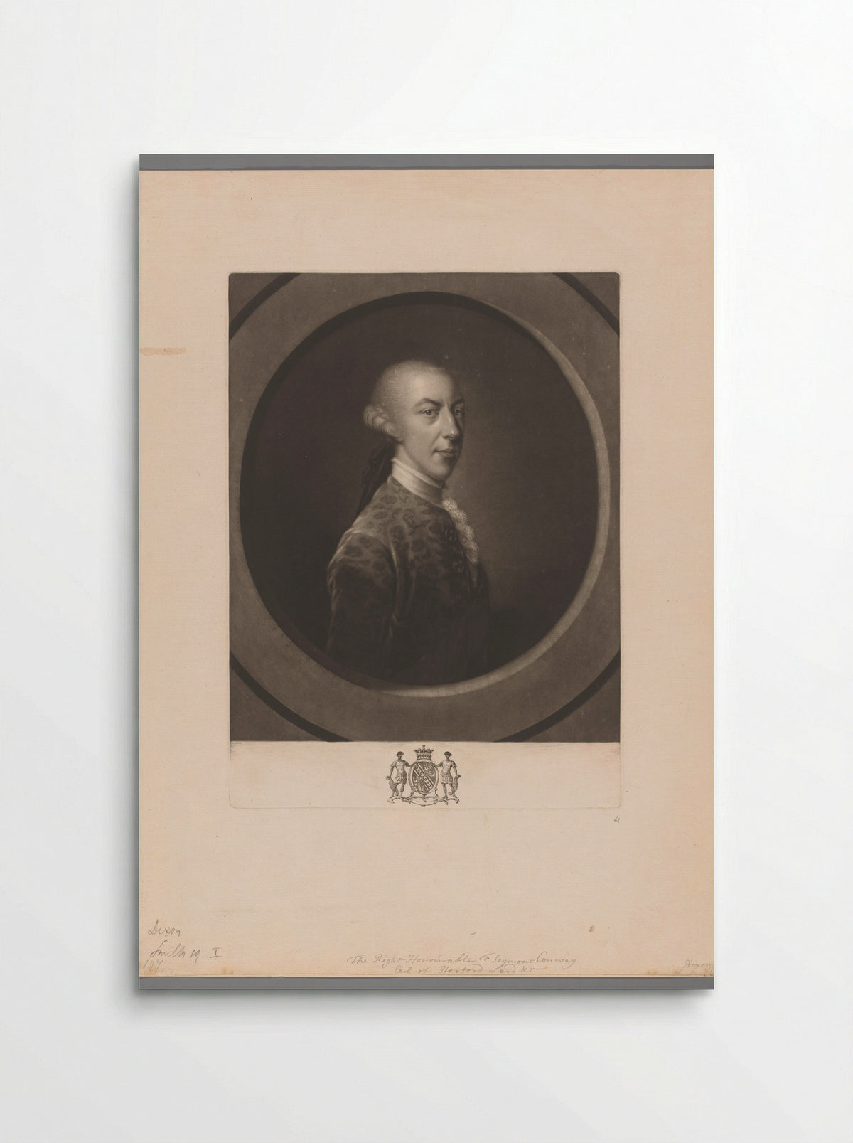 Portrait of Francis Seymour-Conway - John Dixon - Poster