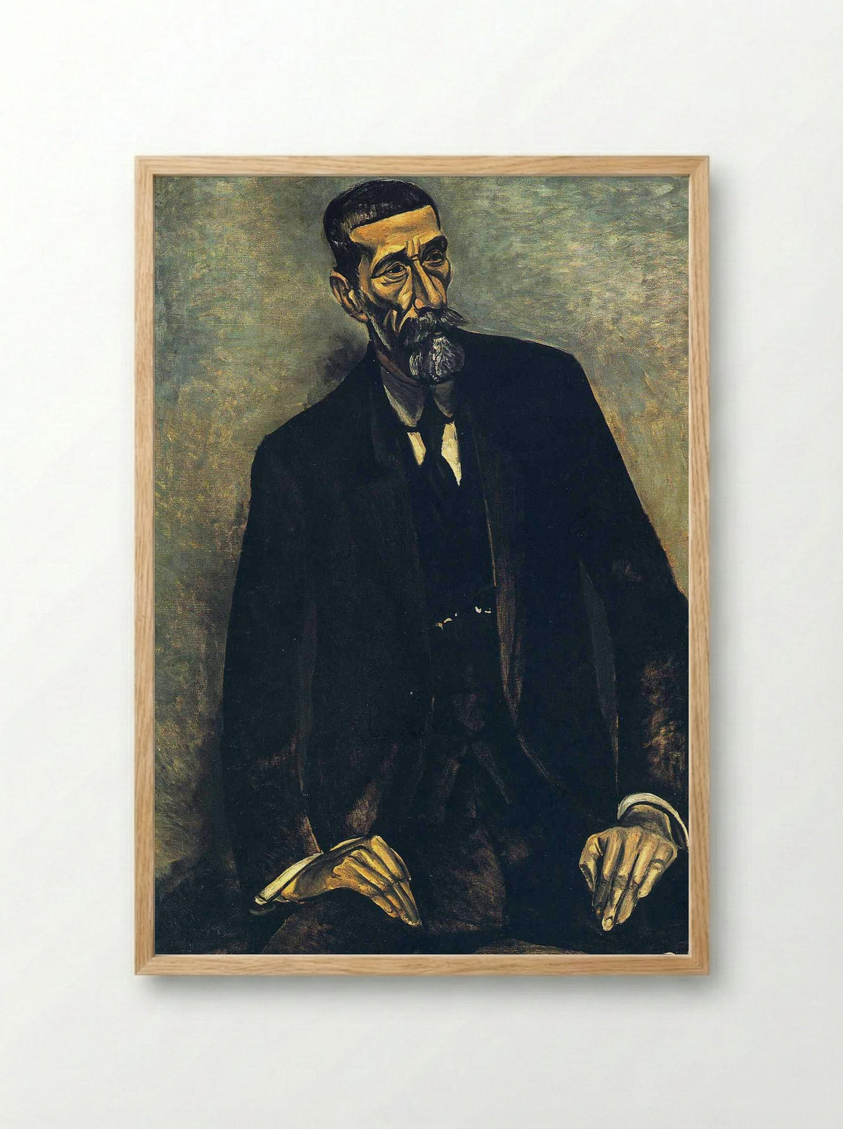 Portrait of Francisco Iturrino - André Derain - Framed Print Wood