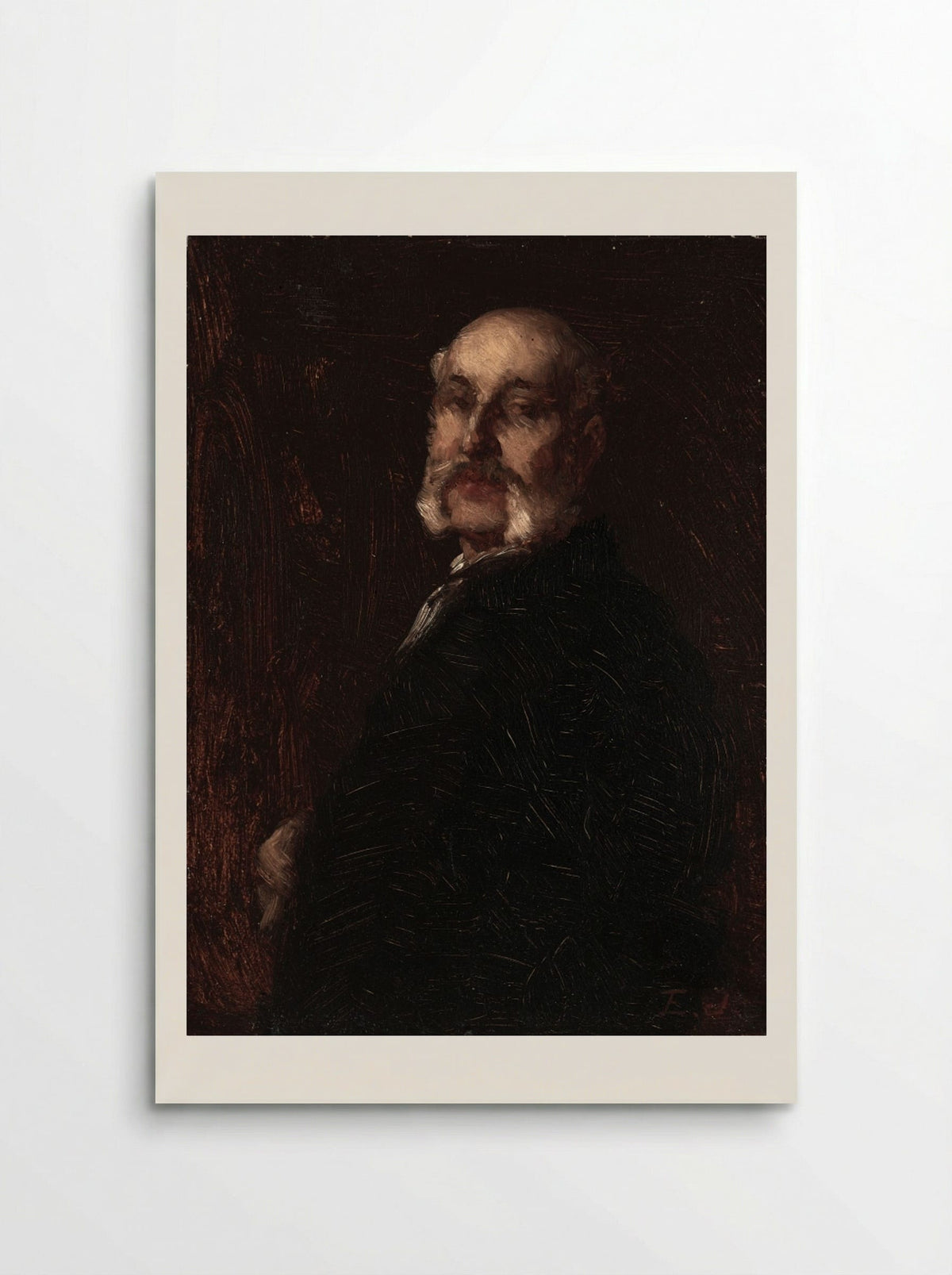 Portrait of Franklin H. Delano - Eastman Johnson - Poster