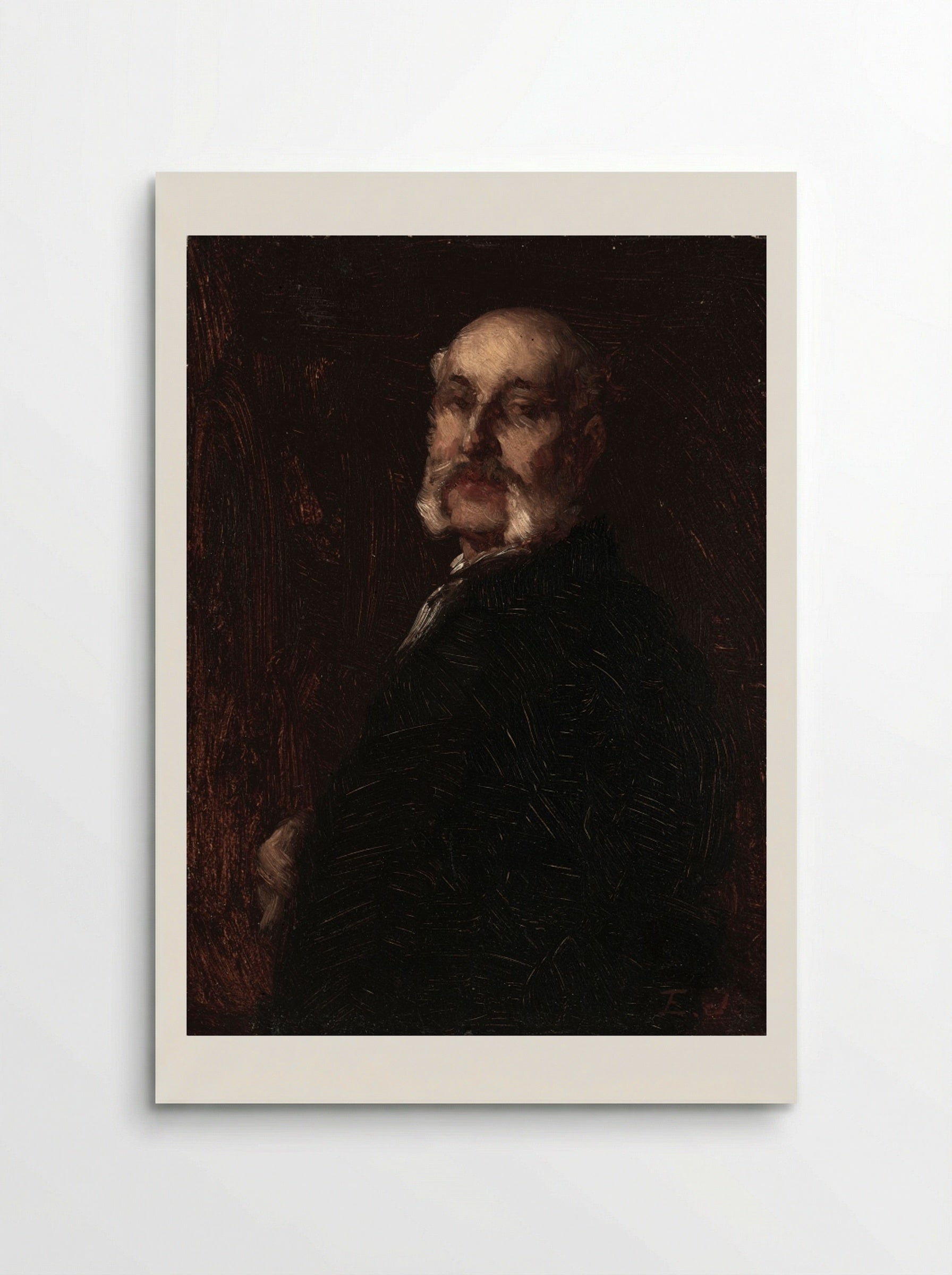 Portrait of Franklin H. Delano - Eastman Johnson - Poster