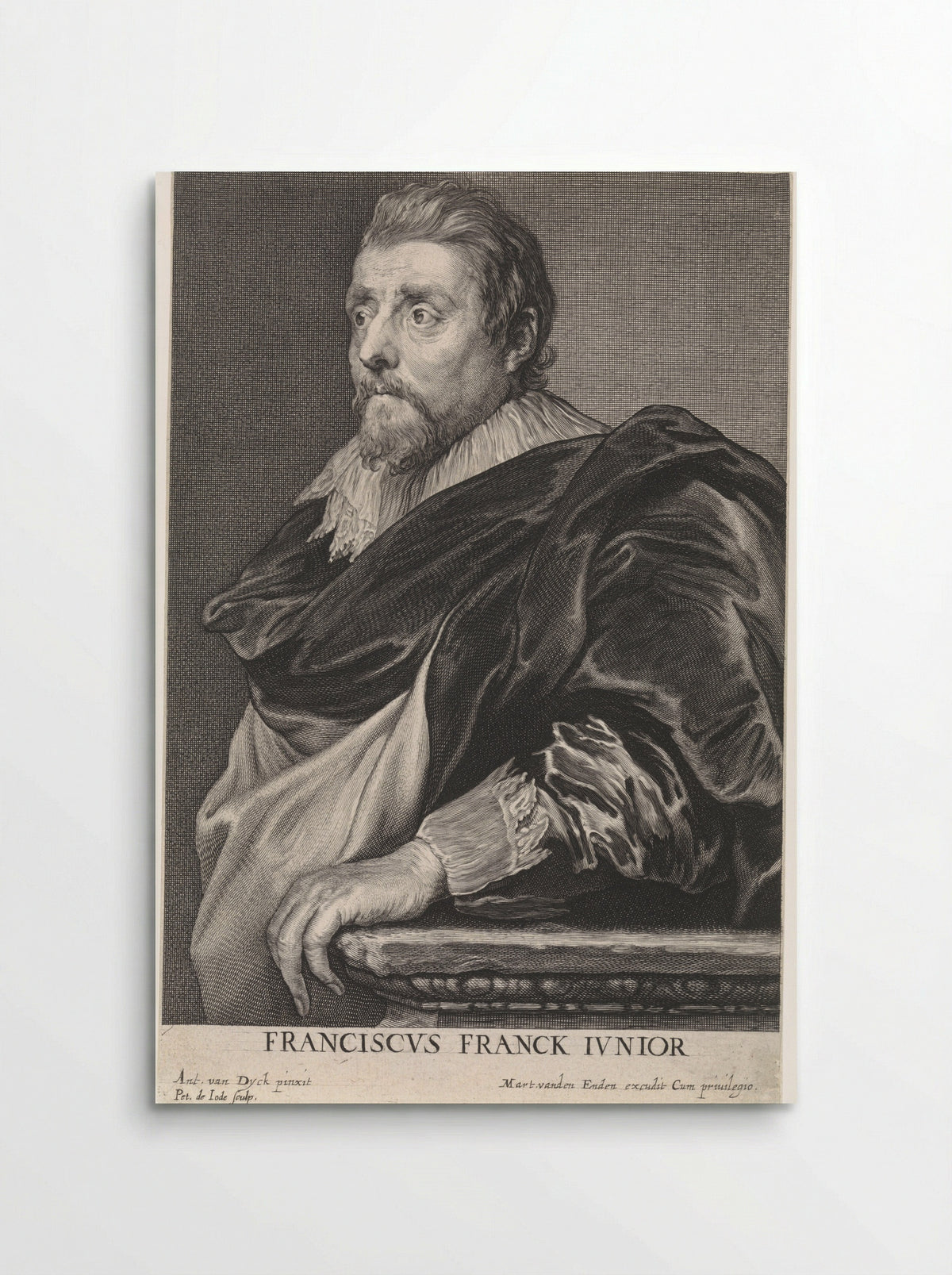 Portrait of Frans Francken II - Anthony van Dyck - Poster