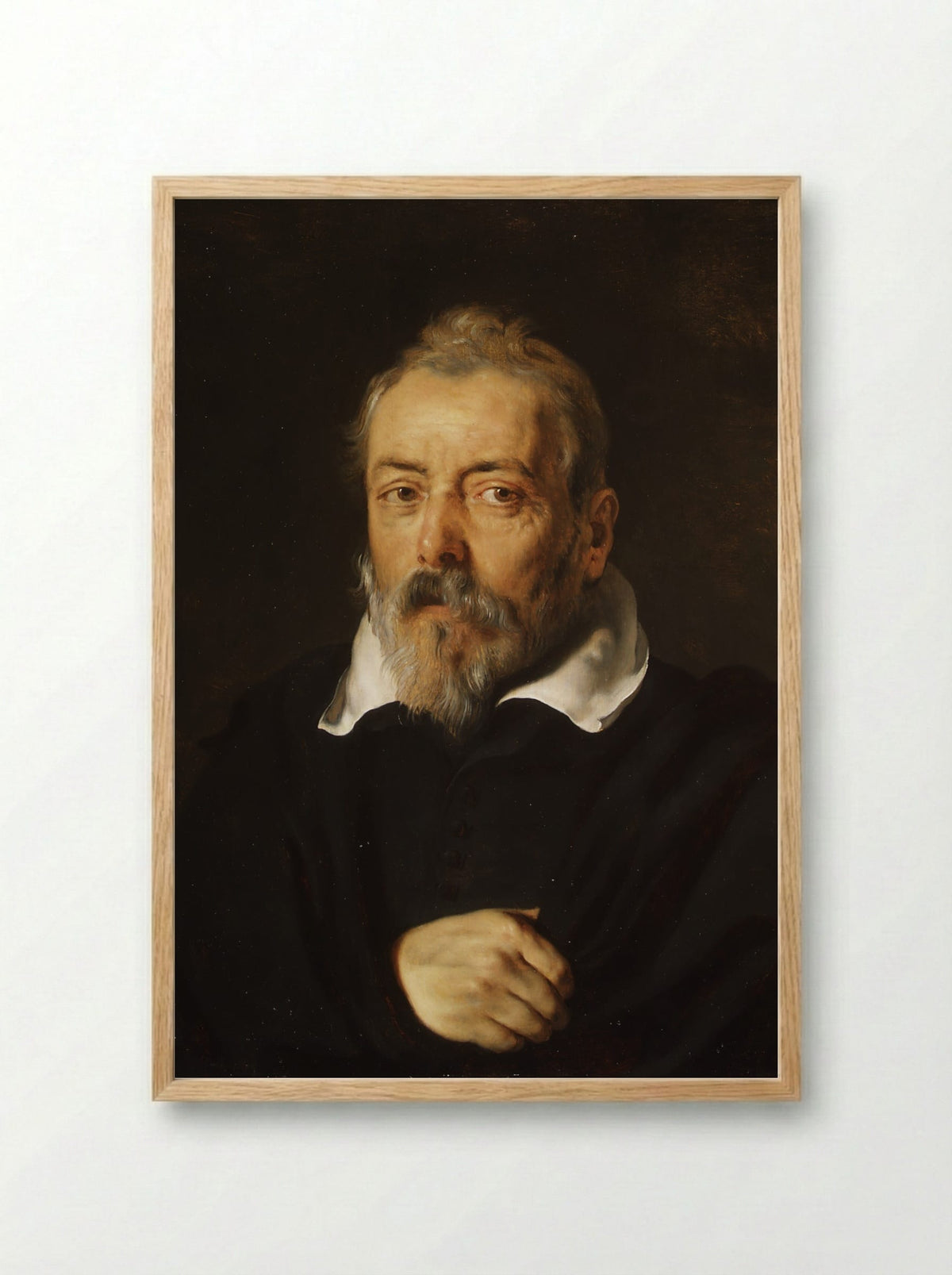Portrait of Frans Francken I - Peter Paul Rubens - Framed Print Wood