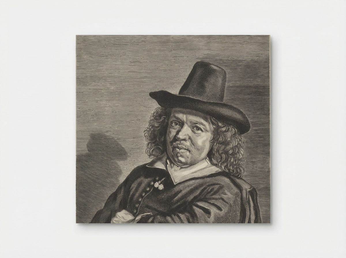 Portrait of Frans Jansz. Post - Jonas Suyderhoef - Poster