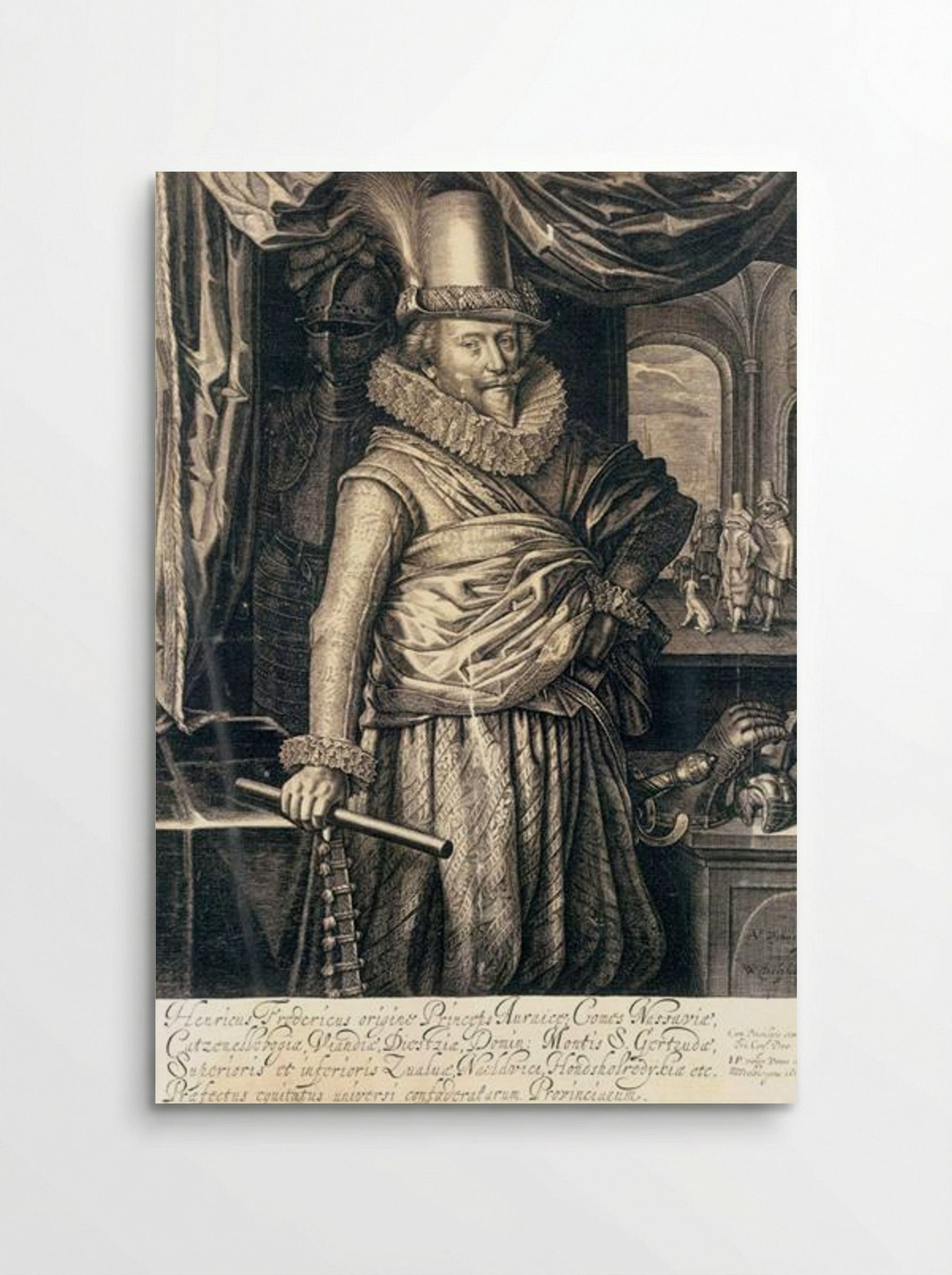 Portrait of Frederick Hendrick, Prince of Orange Nassau - Adriaen van de Venne - Poster