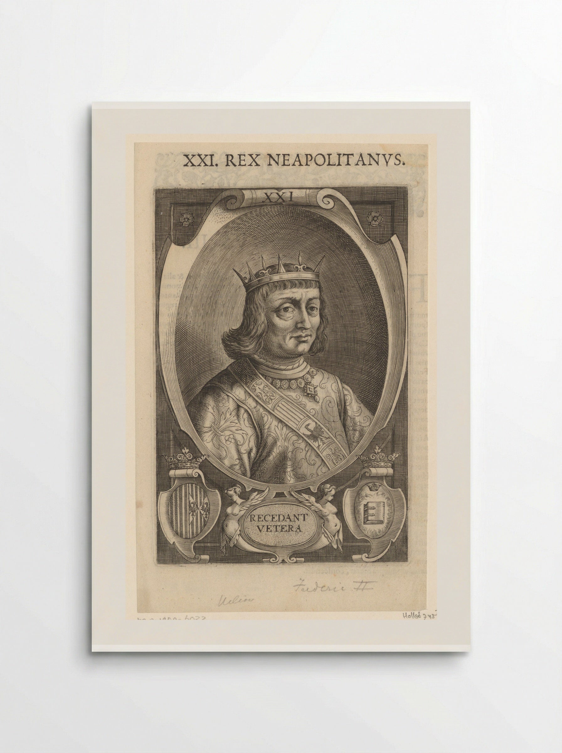 Portrait of Frederick IV, King of Naples - Lucas Kilian - Poster