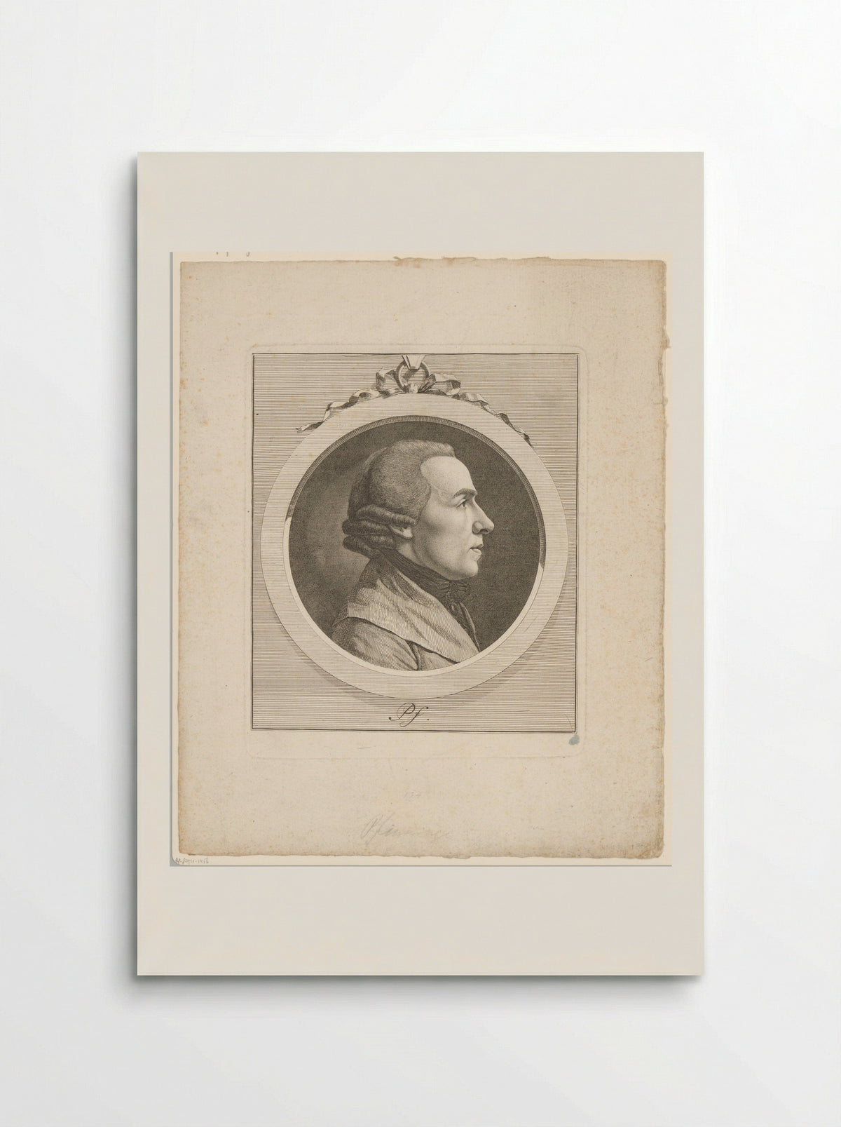 Portrait of Friedrich Gottlieb Klopstock - Heinrich Pfenninger - Poster