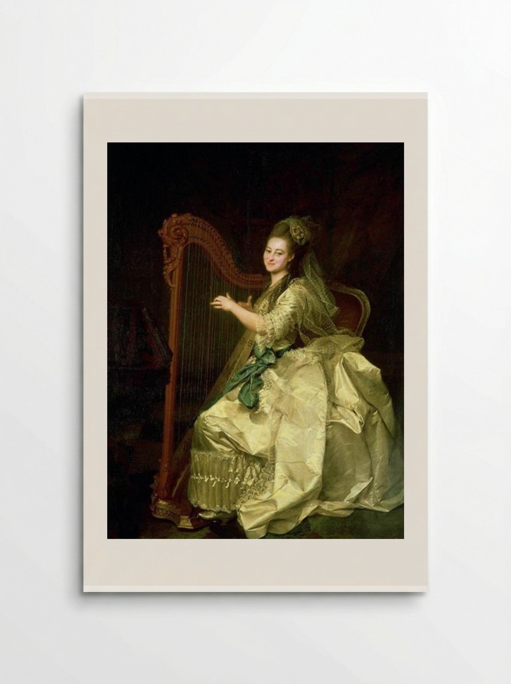 Portrait of G. I. Alymova - Dmitry Levitzky - Poster