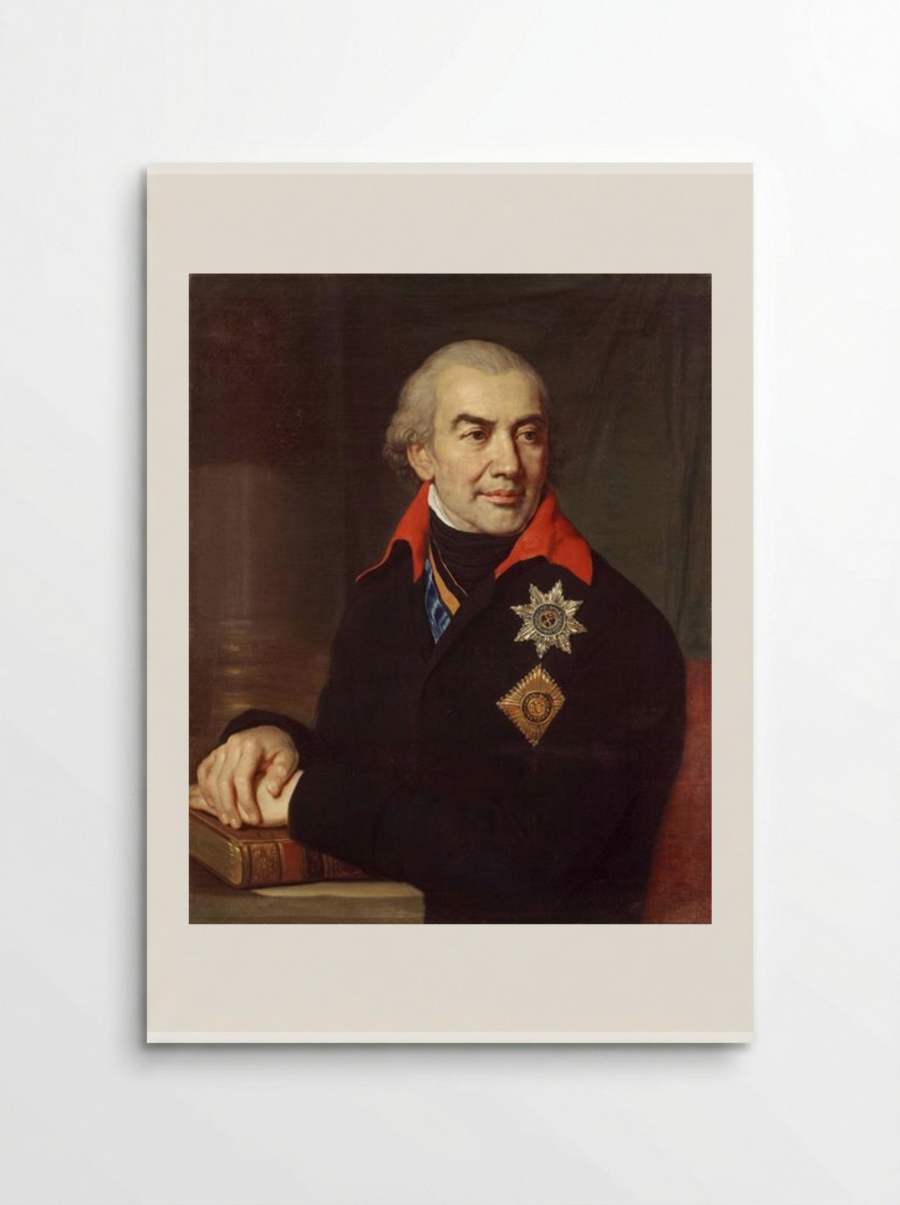 Portrait of G.S. Volokonsky - Vladimir Borovikovsky - Poster