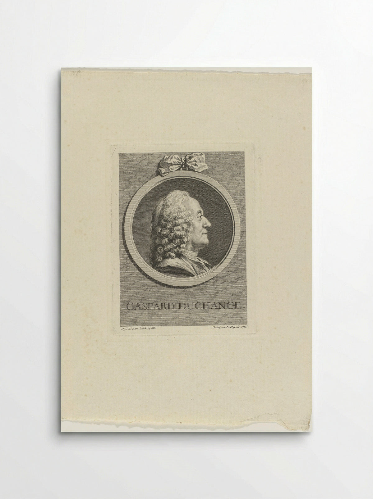 Portrait of Gaspard Duchange - Nicolas-Gabriel Dupuis - Poster