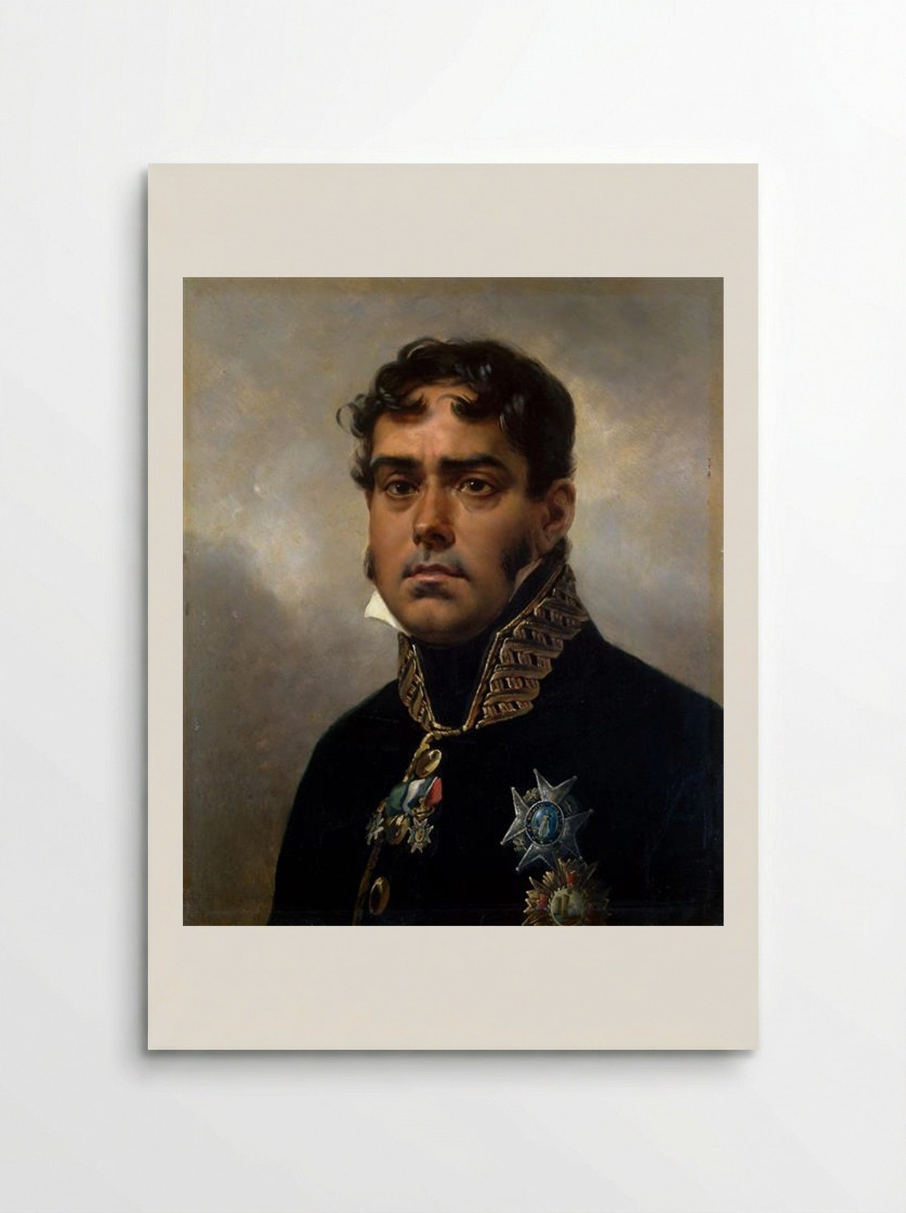 Portrait of General Pablo Morillo - Horace Vernet - Poster