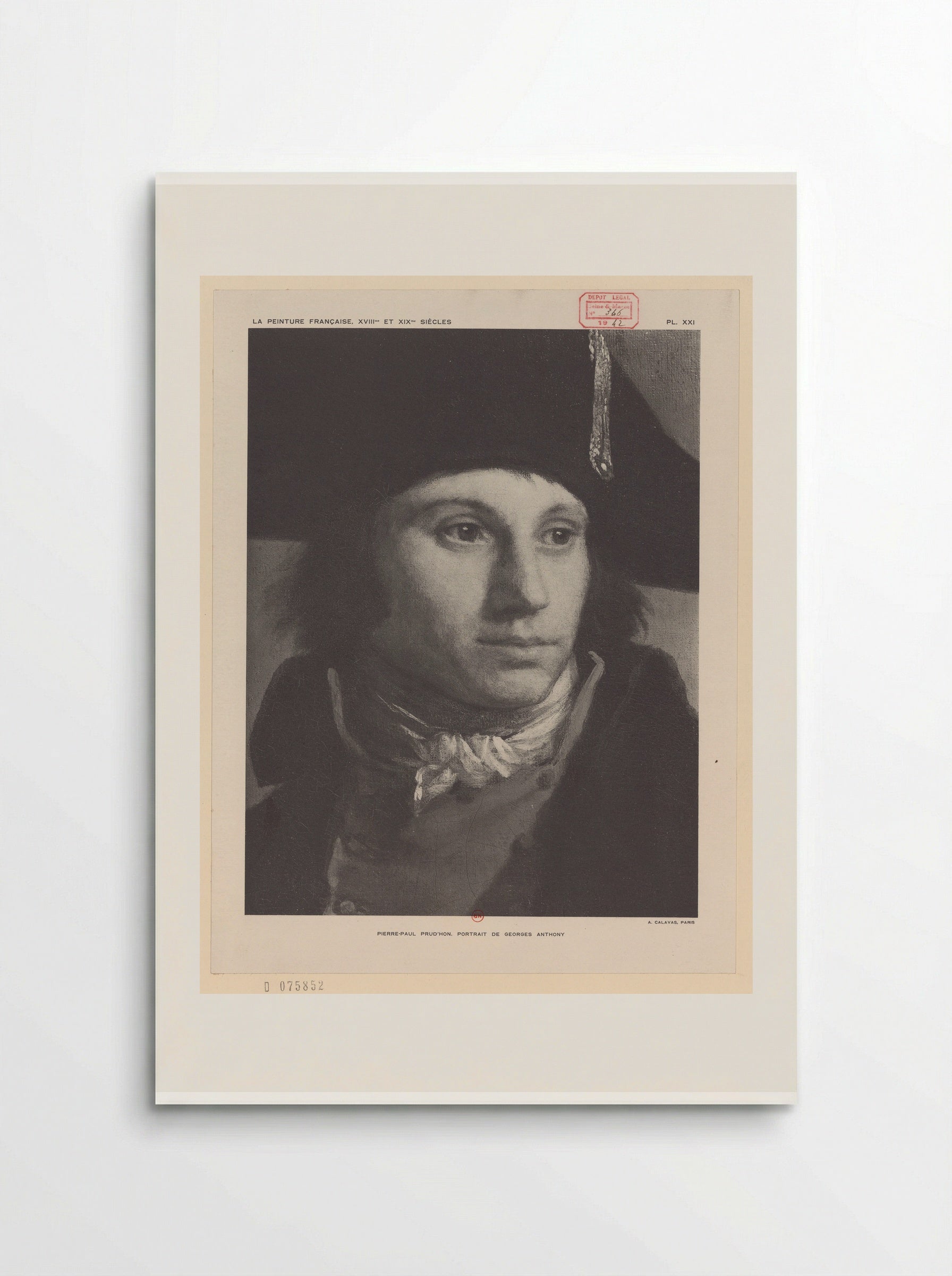 Portrait of Georges Anthony - Pierre-Paul Prud'hon - Poster
